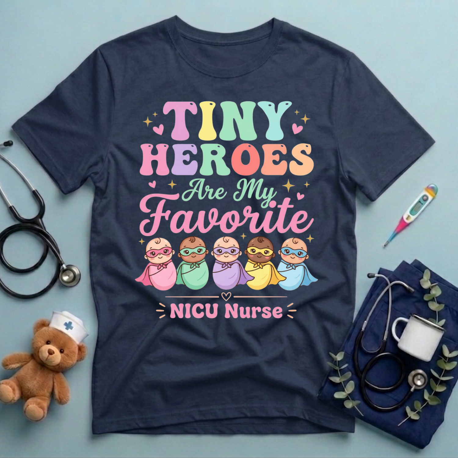 Tiny Heroes Are My Favorite T-Shirt