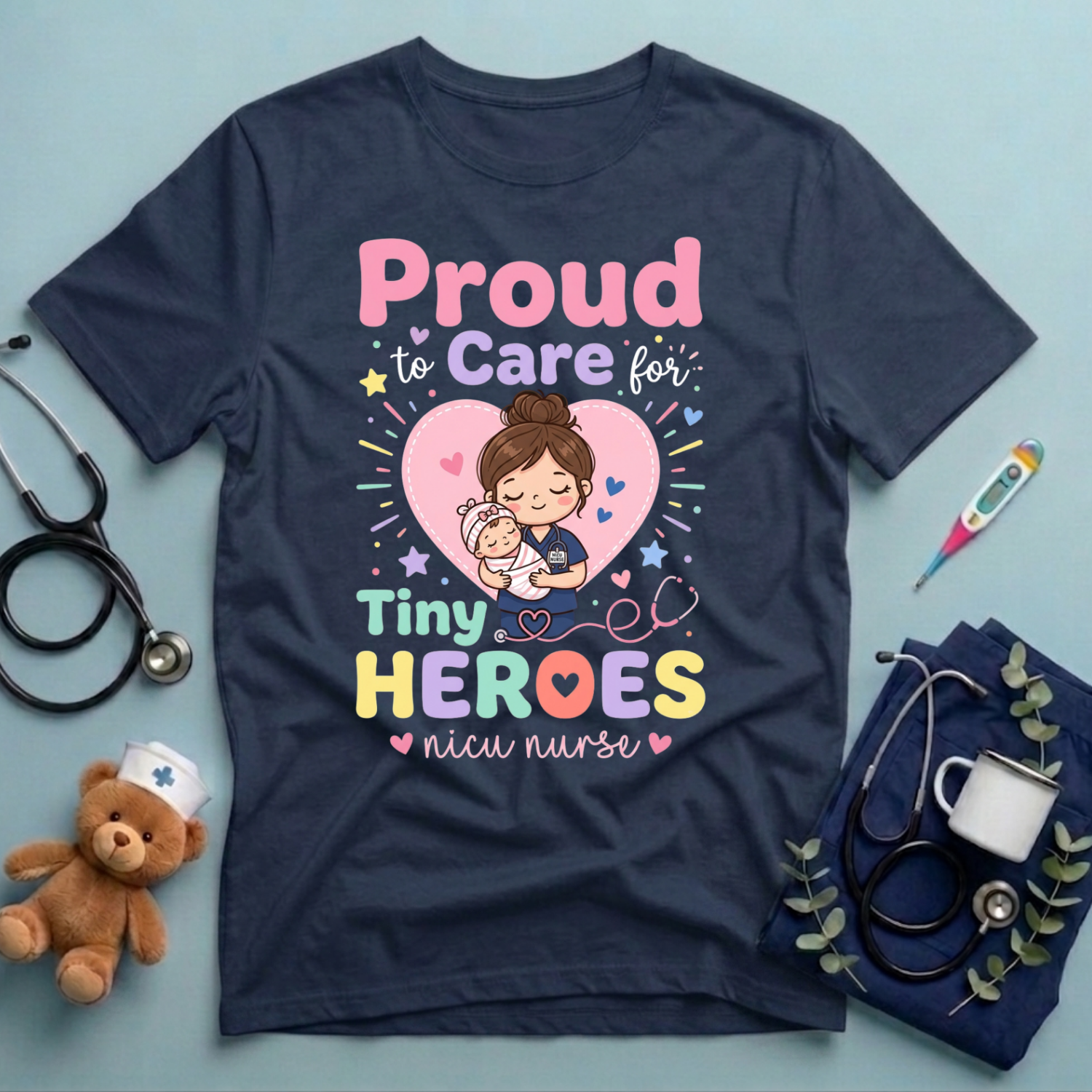 Proud Care for Tiny Heroes T-Shirt
