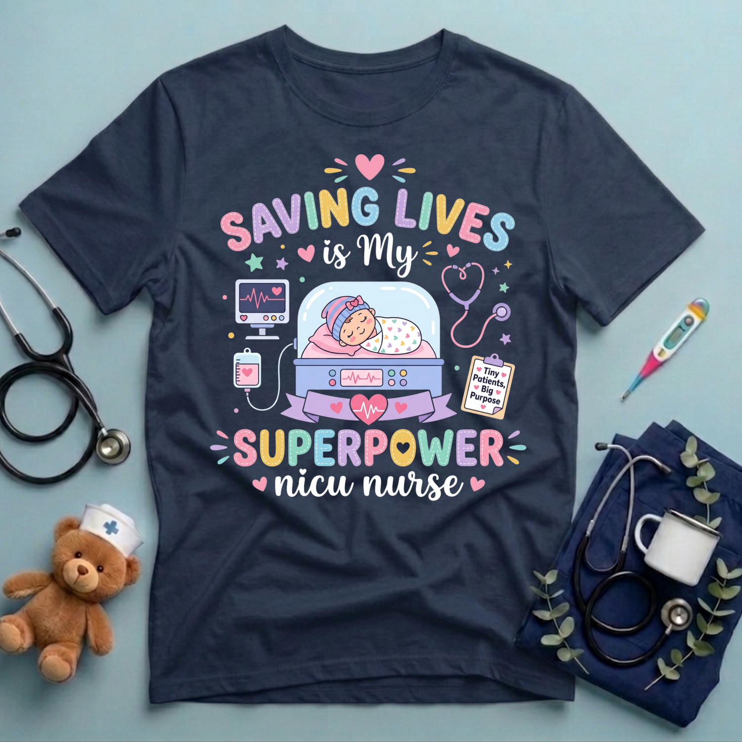 Saving Lives is My Superpower T-Shirt
