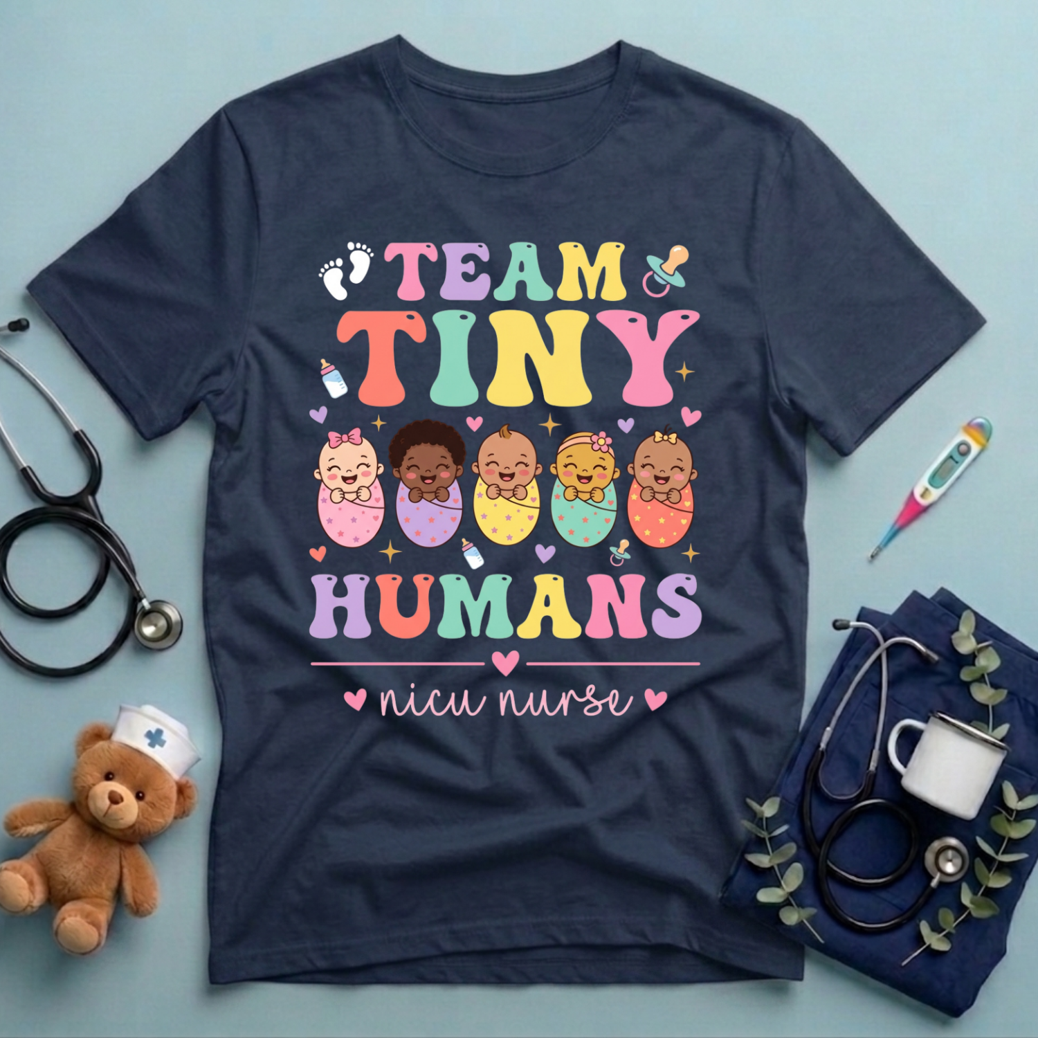 Team Tiny Humans nicu T-Shirt