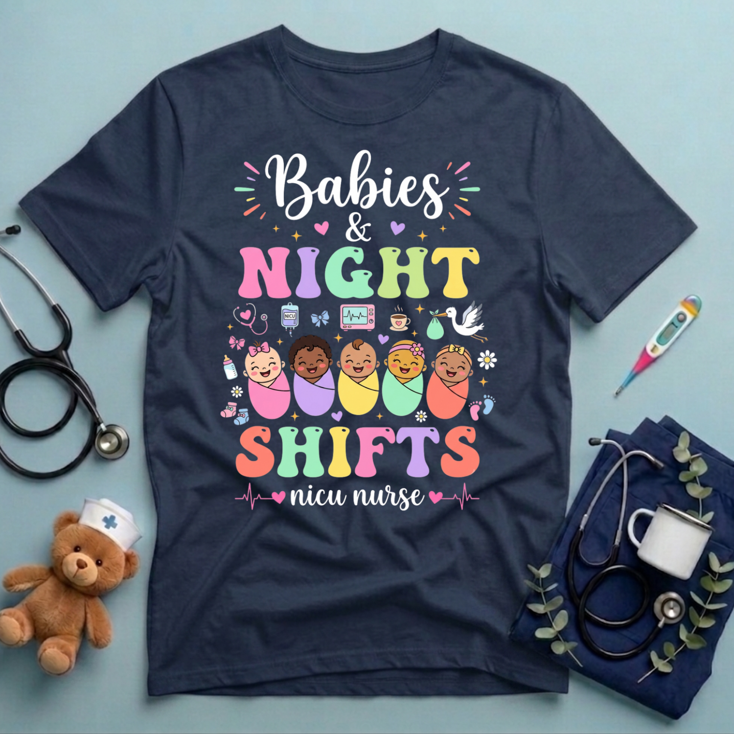 Babies & Night Shifts T-Shirt