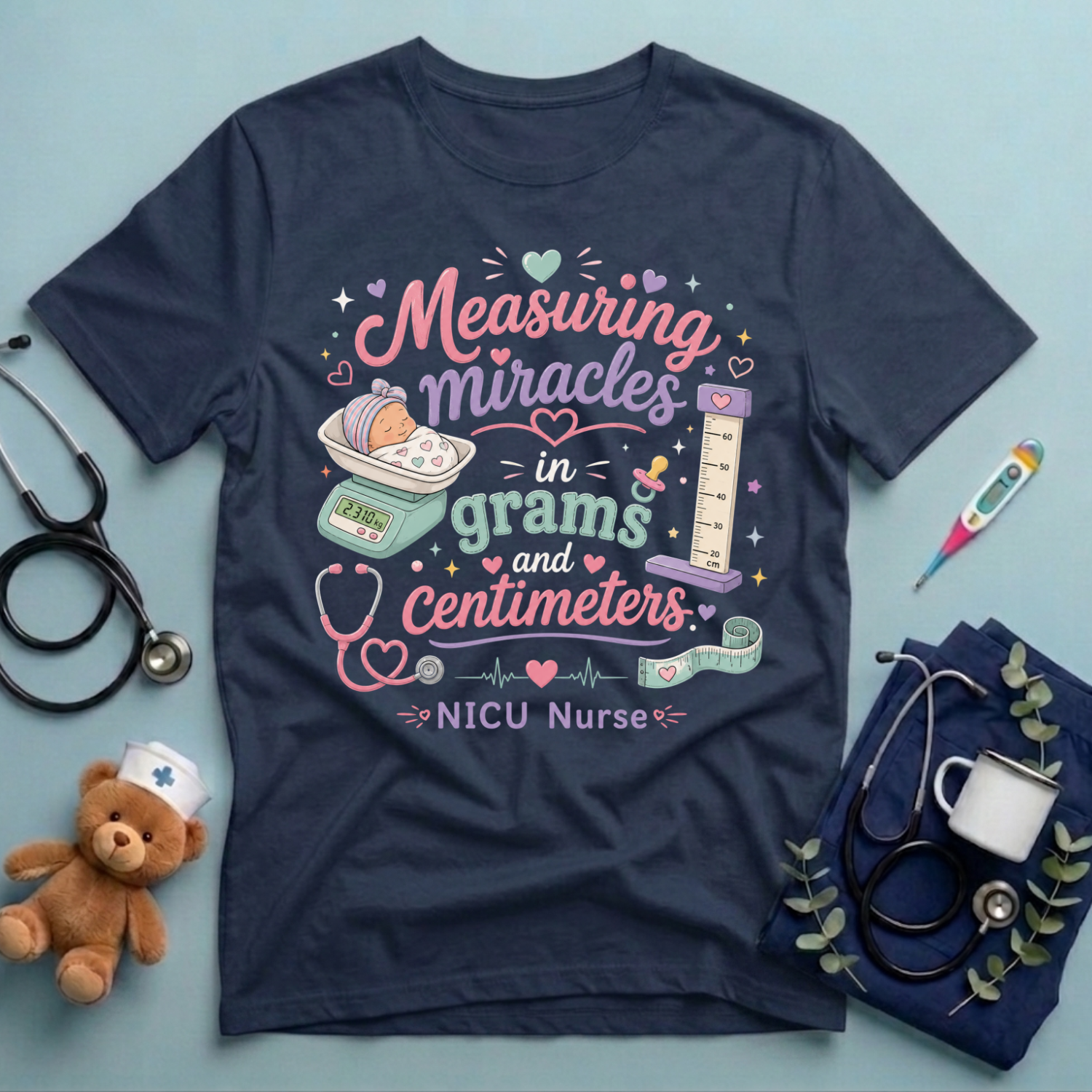 Measuring miracles in grams T-Shirt