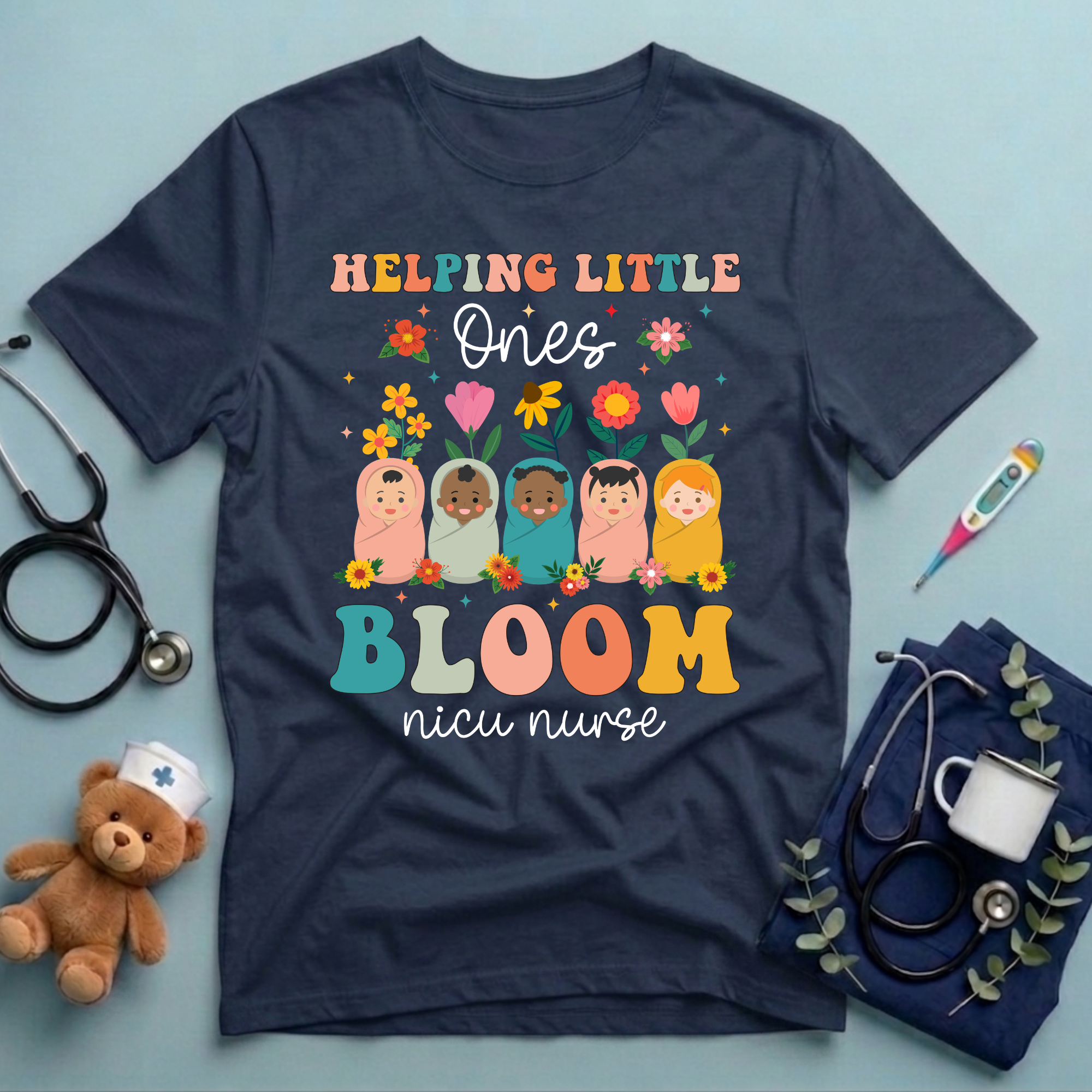 Helping Little Ones Bloom NICU T-shirt