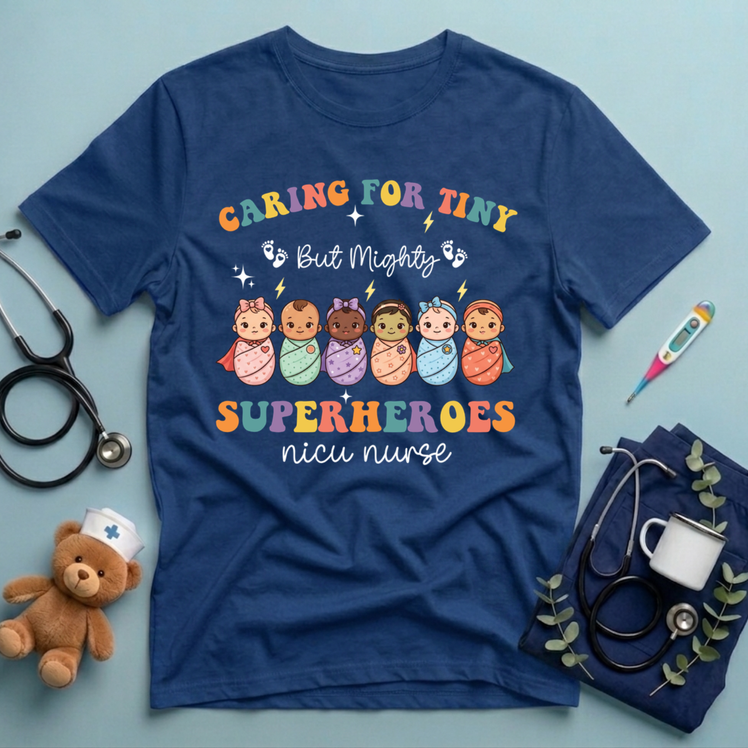 Caring For Tiny Superheroes T-Shirt