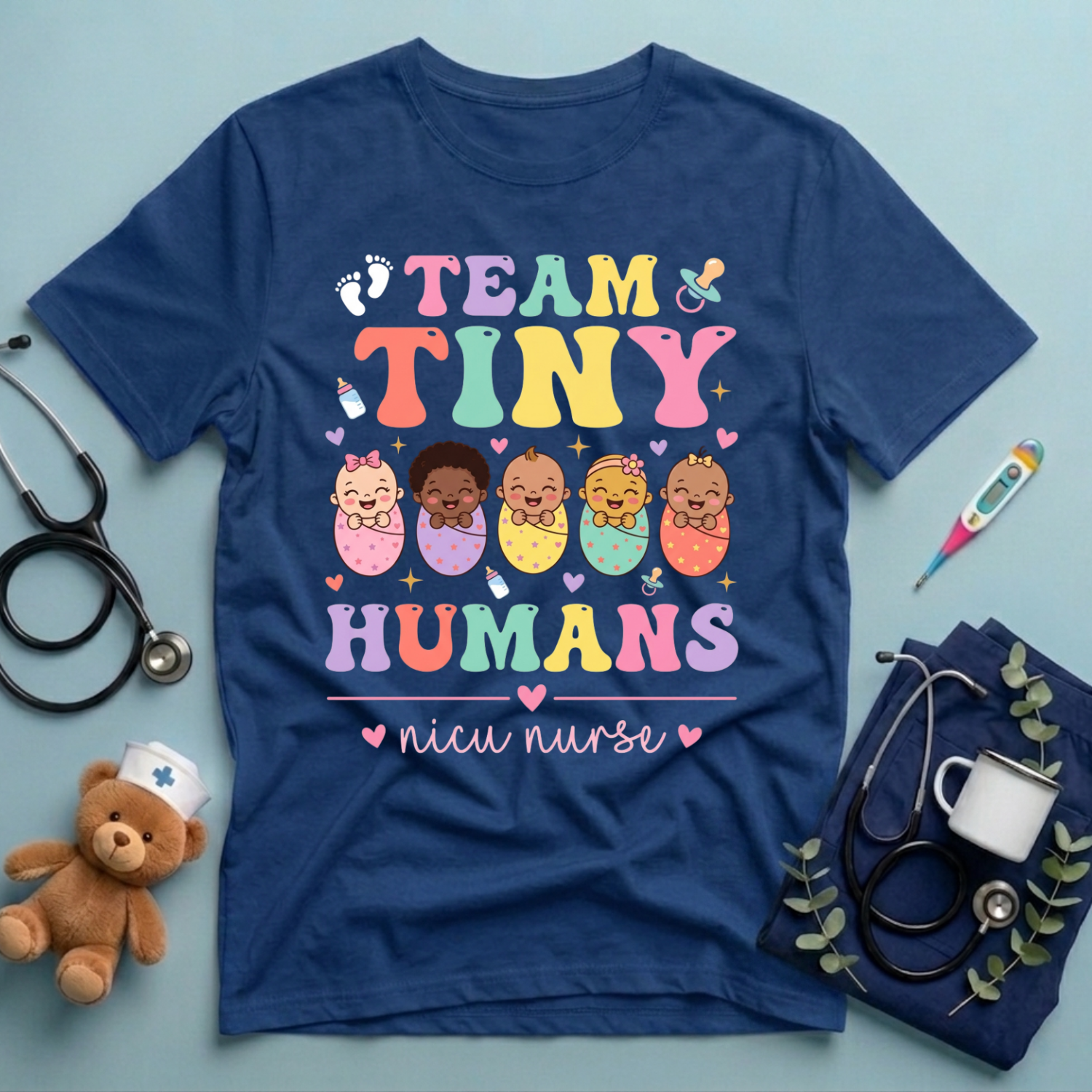 Team Tiny Humans nicu T-Shirt