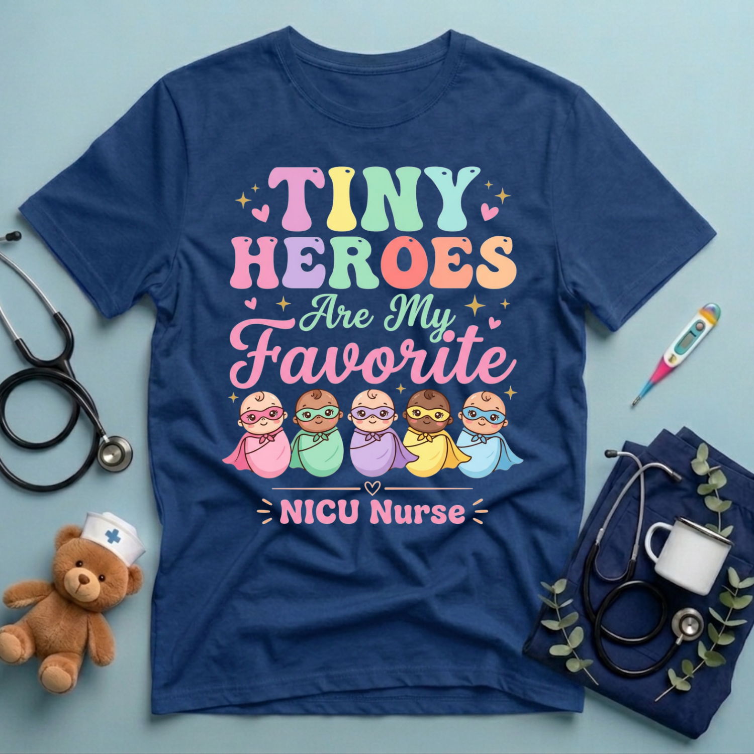 Tiny Heroes Are My Favorite T-Shirt