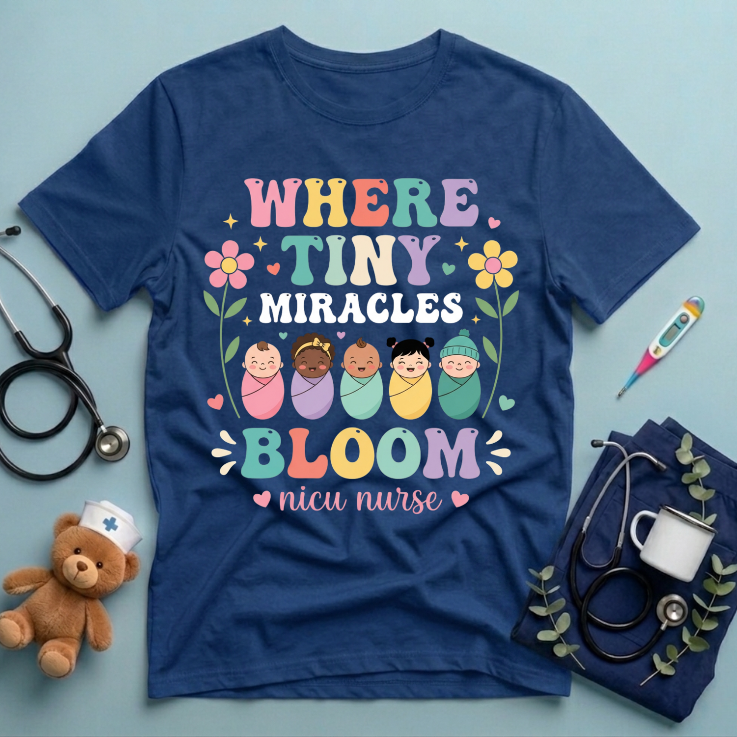 Where Tiny Miracles Bloom T-Shirt