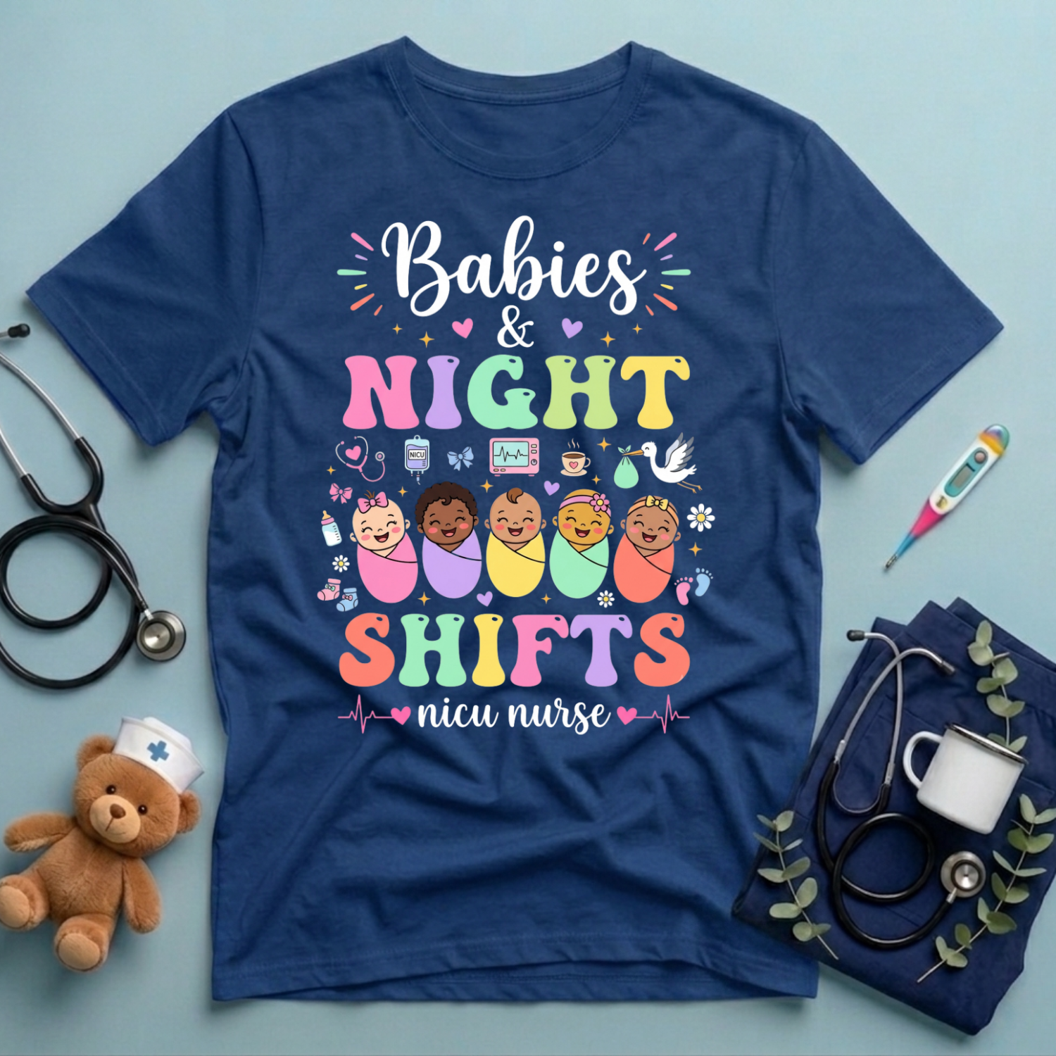 Babies & Night Shifts T-Shirt