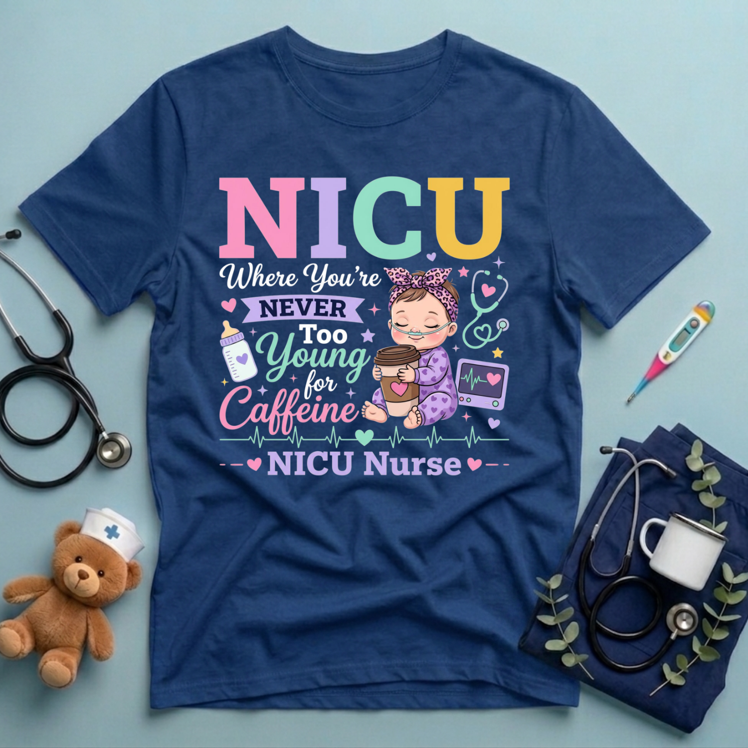 Never Too Young For Caffeine T-Shirt