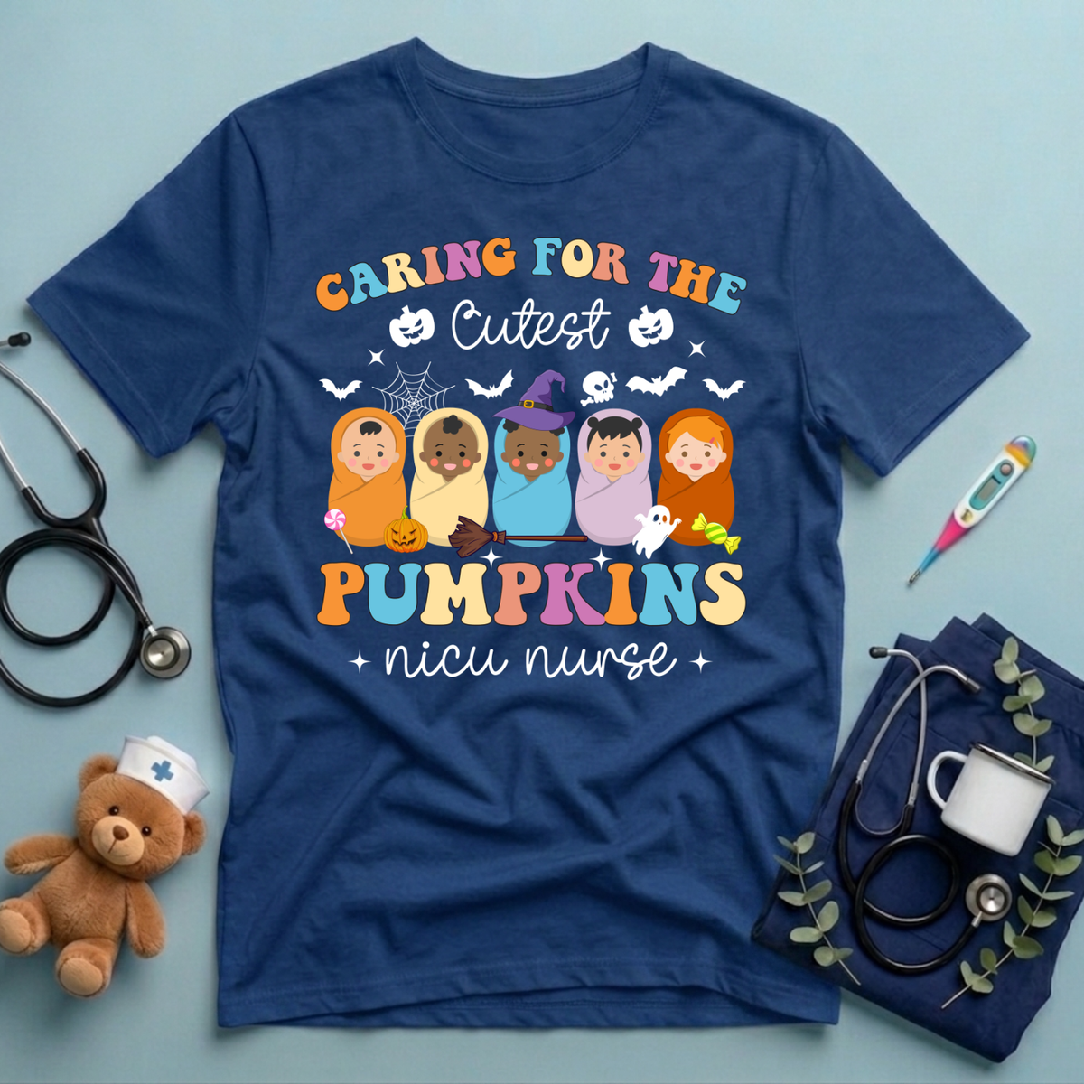 Caring for Cutest Pumpkins T-Shirt