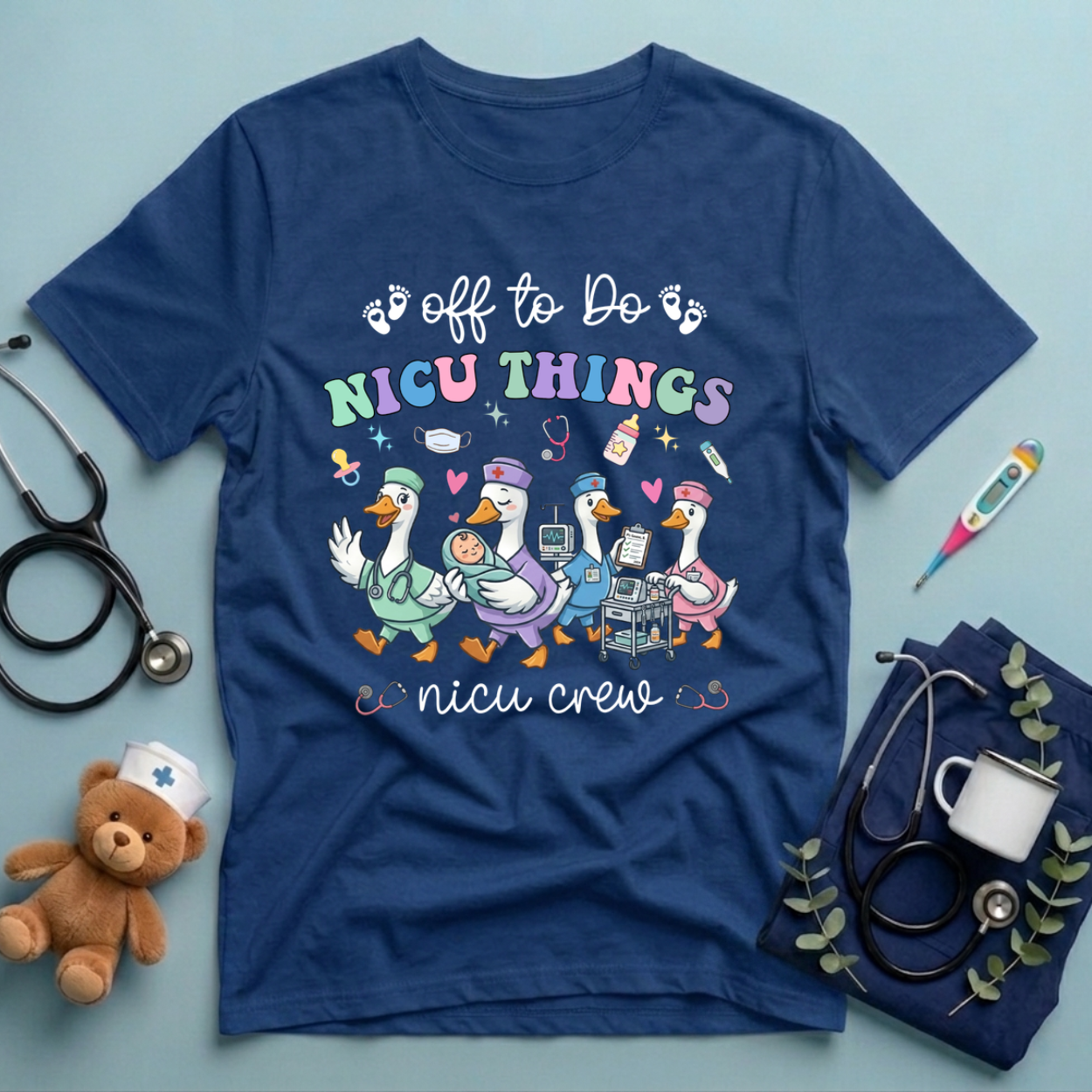 Funny NICU Nurse Gift T-Shirt