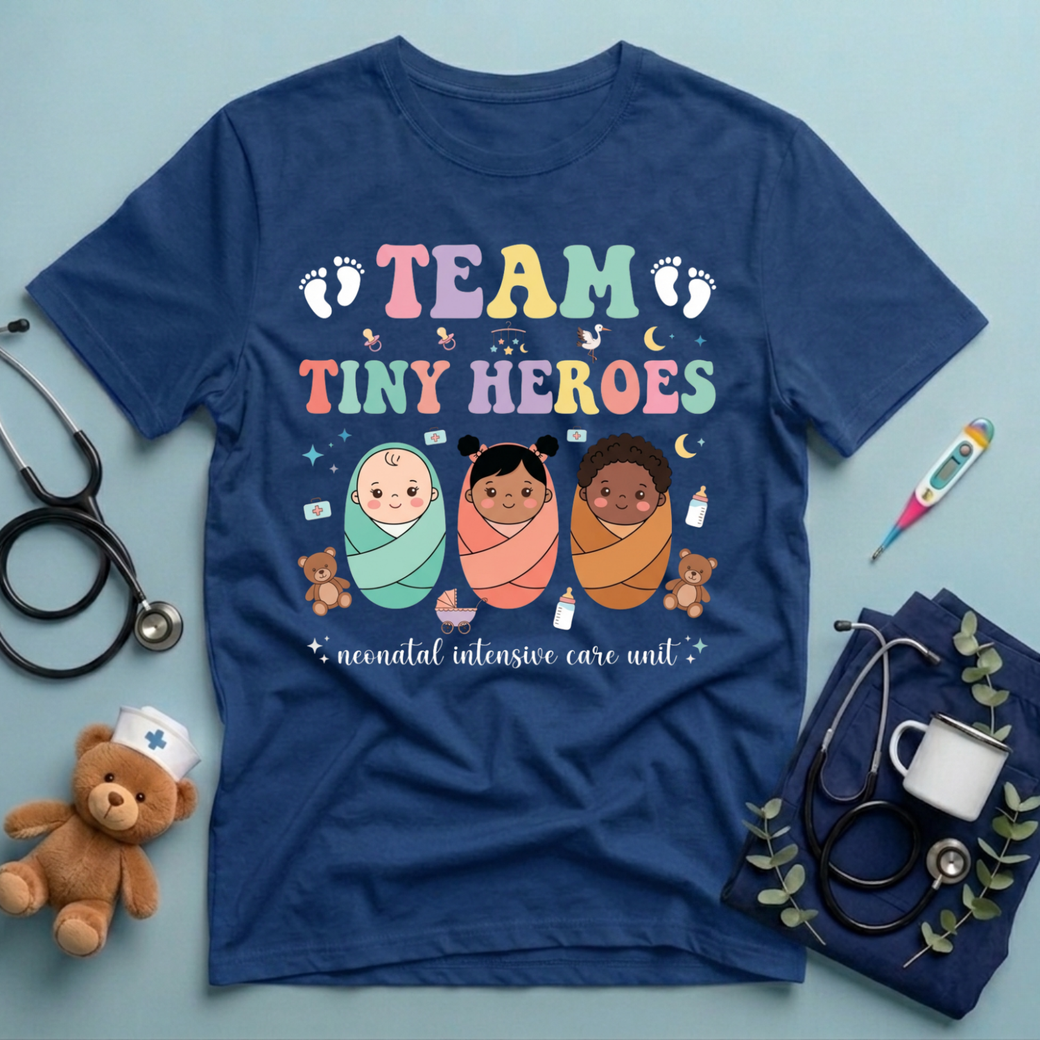 Team Tiny Heroes NICU T-Shirt
