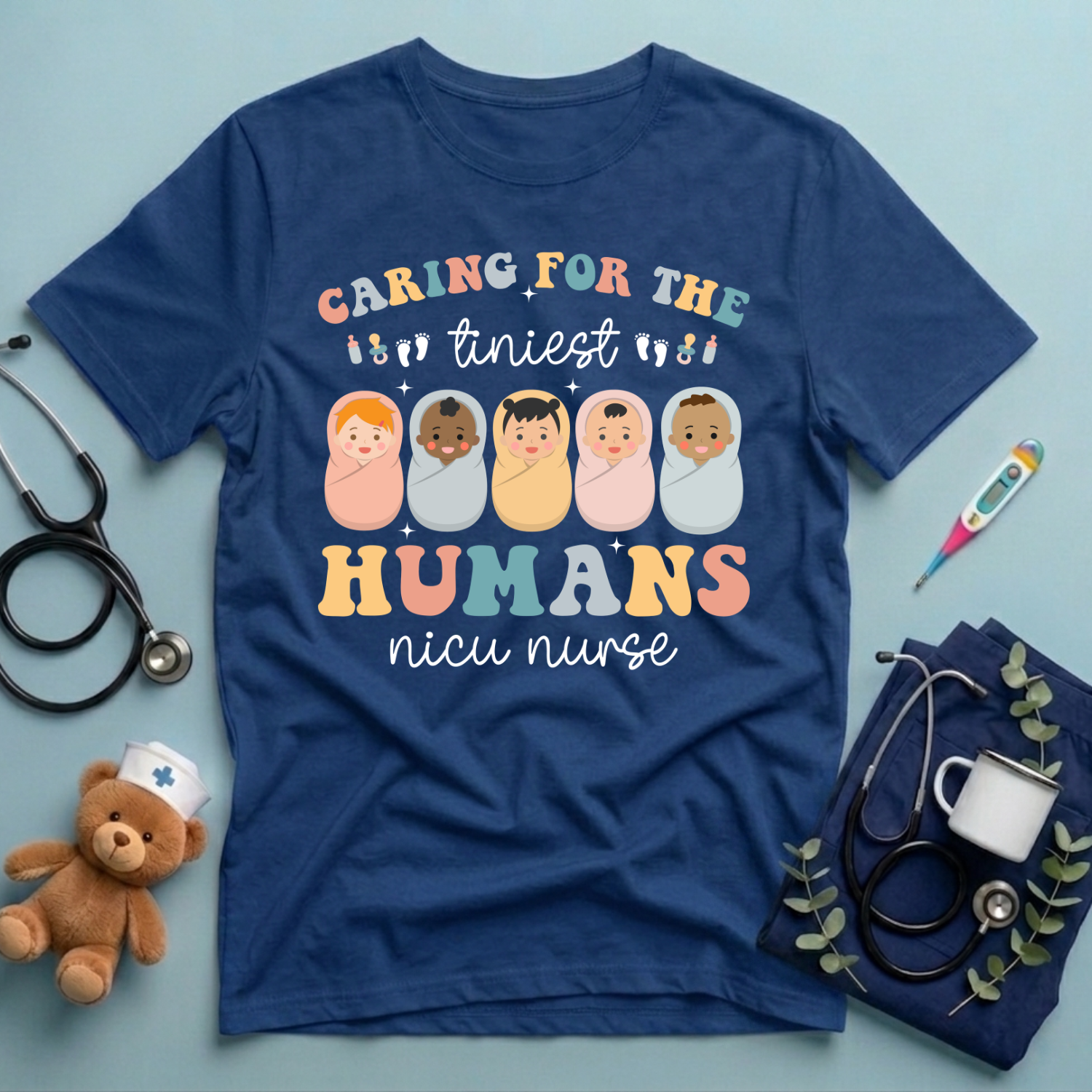 Caring For Tiniest Humans T-Shirt