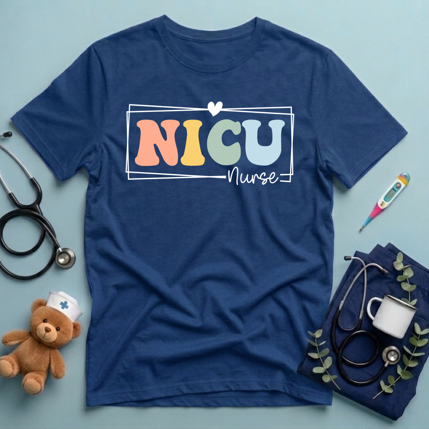 Retro NICU Gift For Nurse T-Shirt
