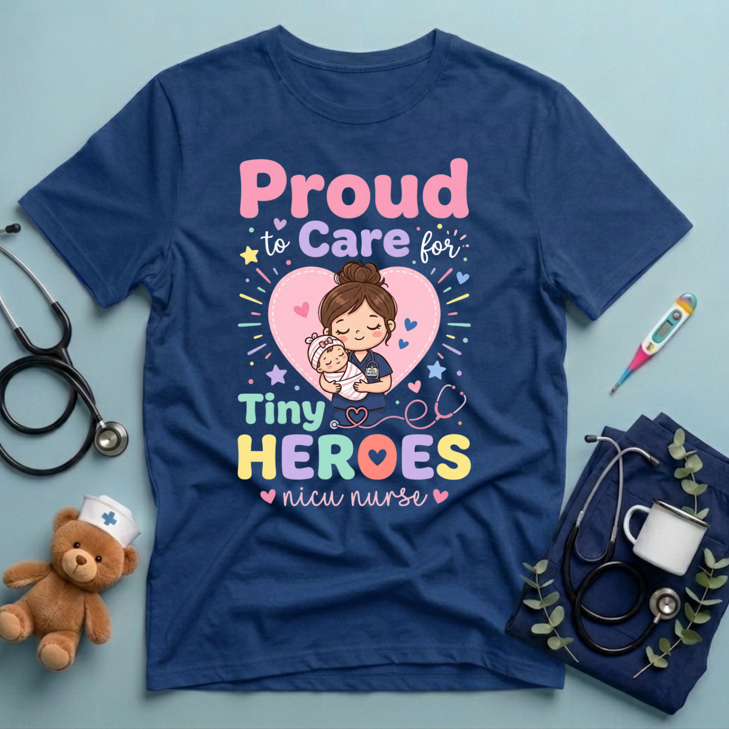 Proud Care for Tiny Heroes T-Shirt