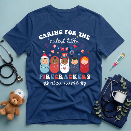 Caring for Cutest Firecrackers T-Shirt