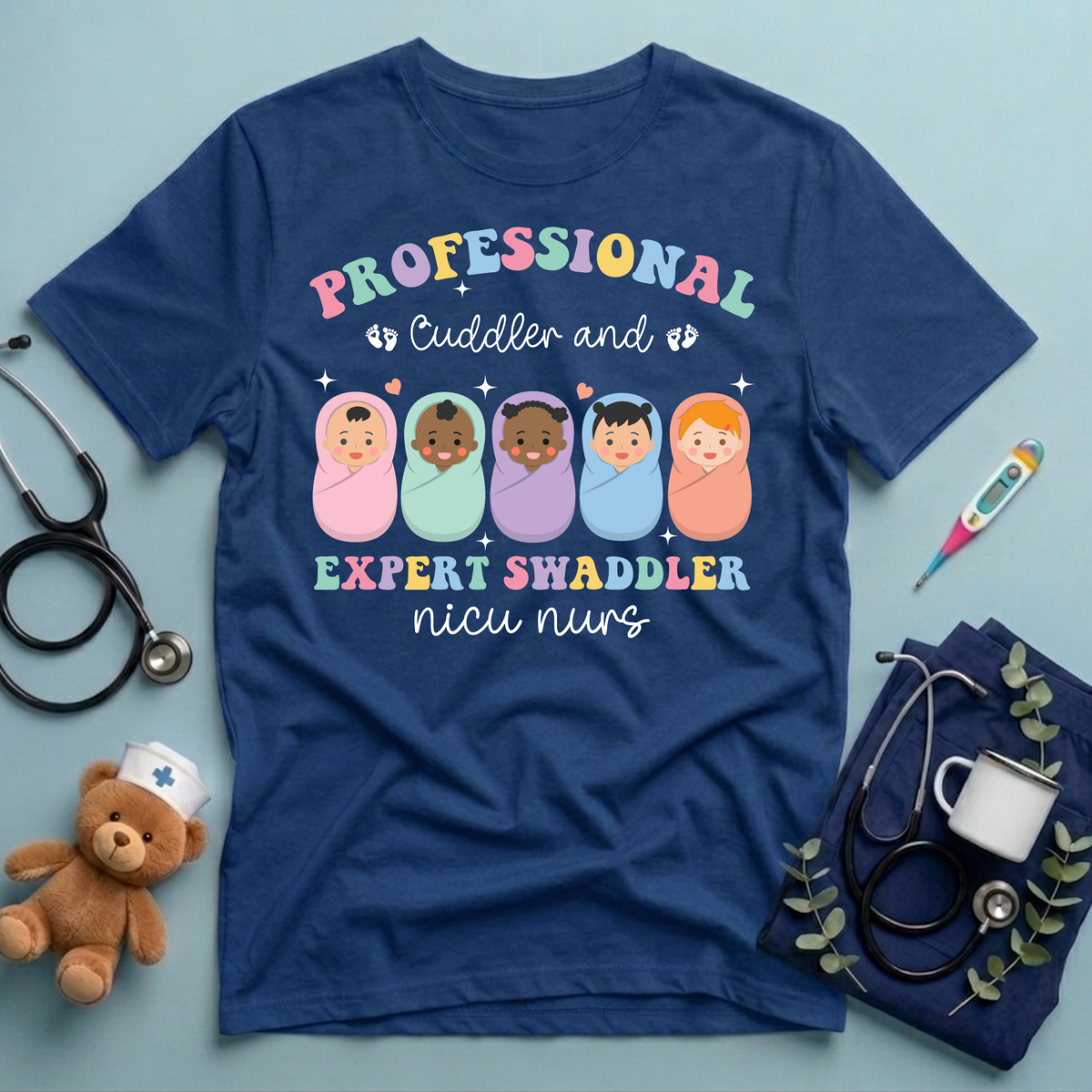 Professional Cuddler NICU Nurse T-Shirt