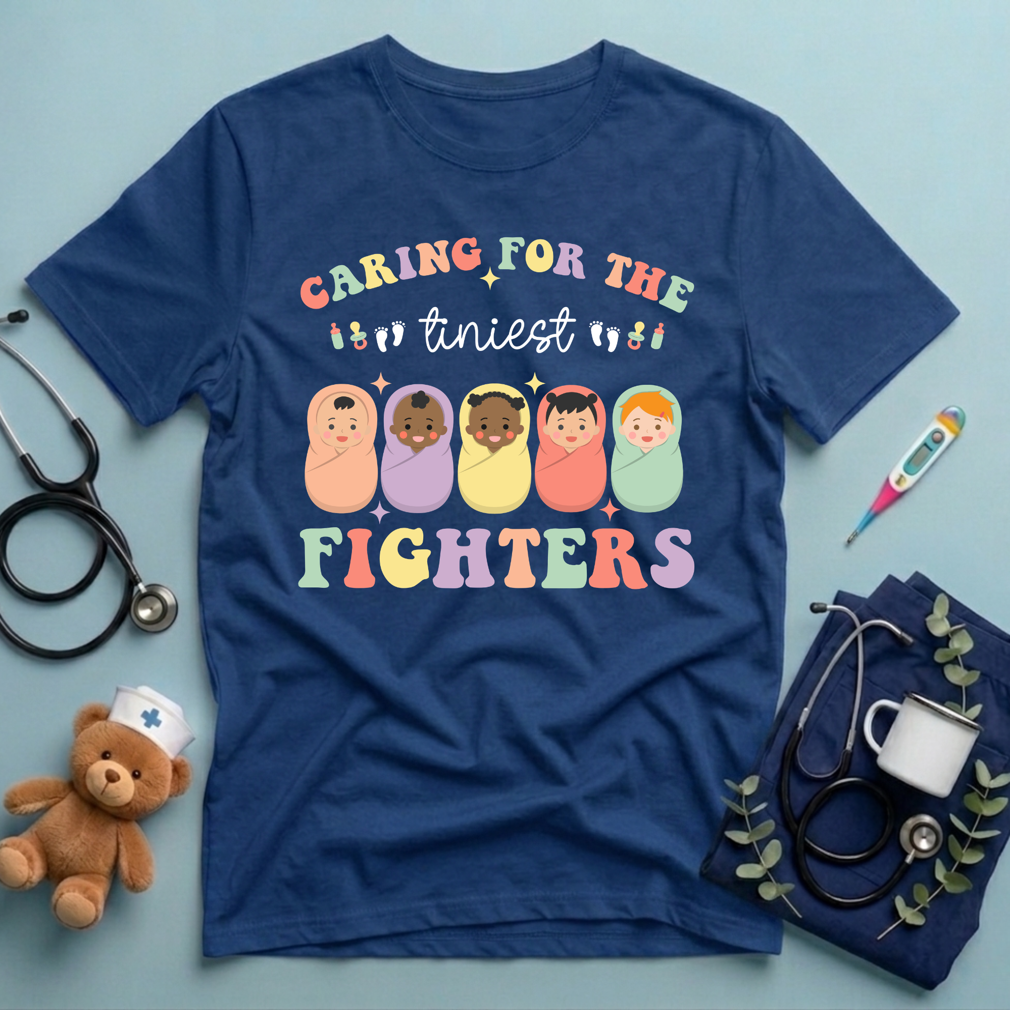 Caring for Tiniest Fighters T-Shirt
