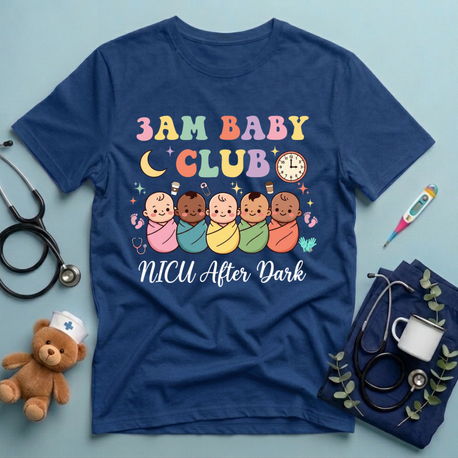 Night Shift NICU Nurse T-Shirt