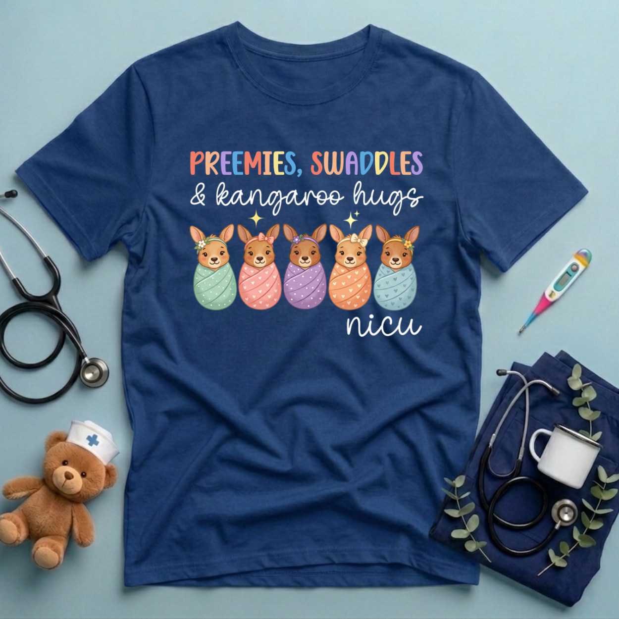 Kangaroo Hugs NICU T-Shirt
