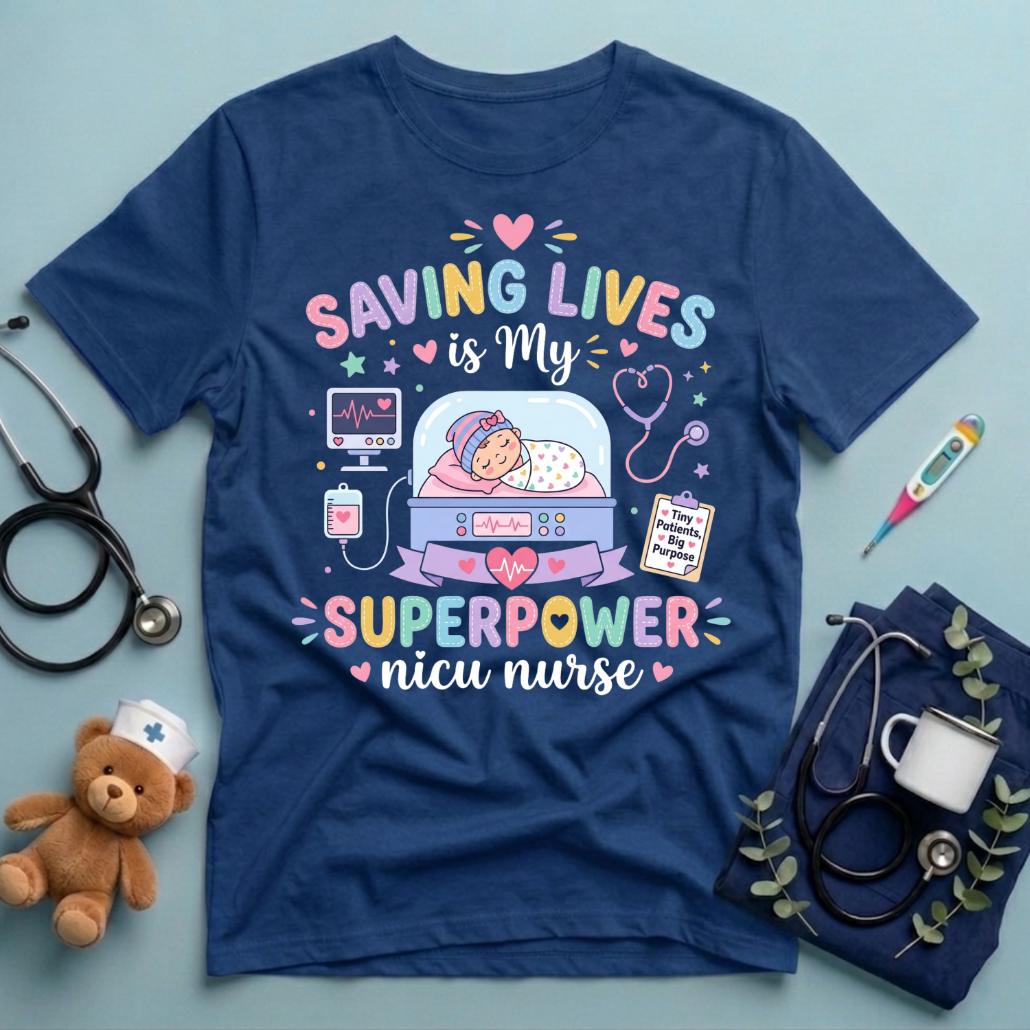 Saving Lives is My Superpower T-Shirt