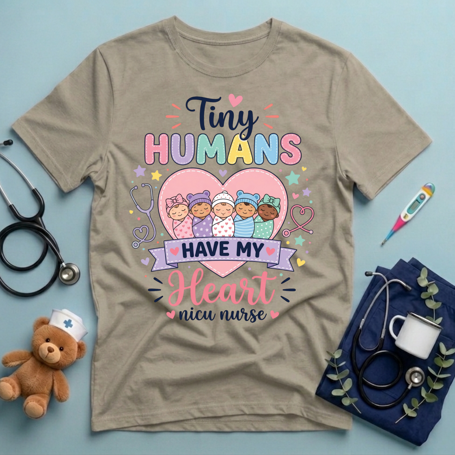 Tiny Humans Have My Heart T-Shirt