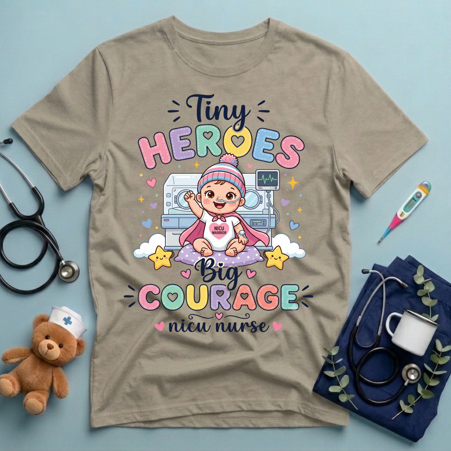 Tiny Heroes, Big Courage T-Shirt