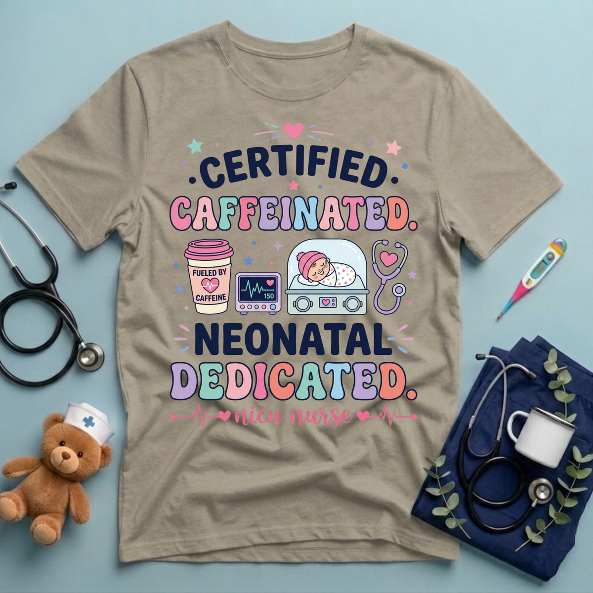 Coffee NICU Nurse T-Shirt