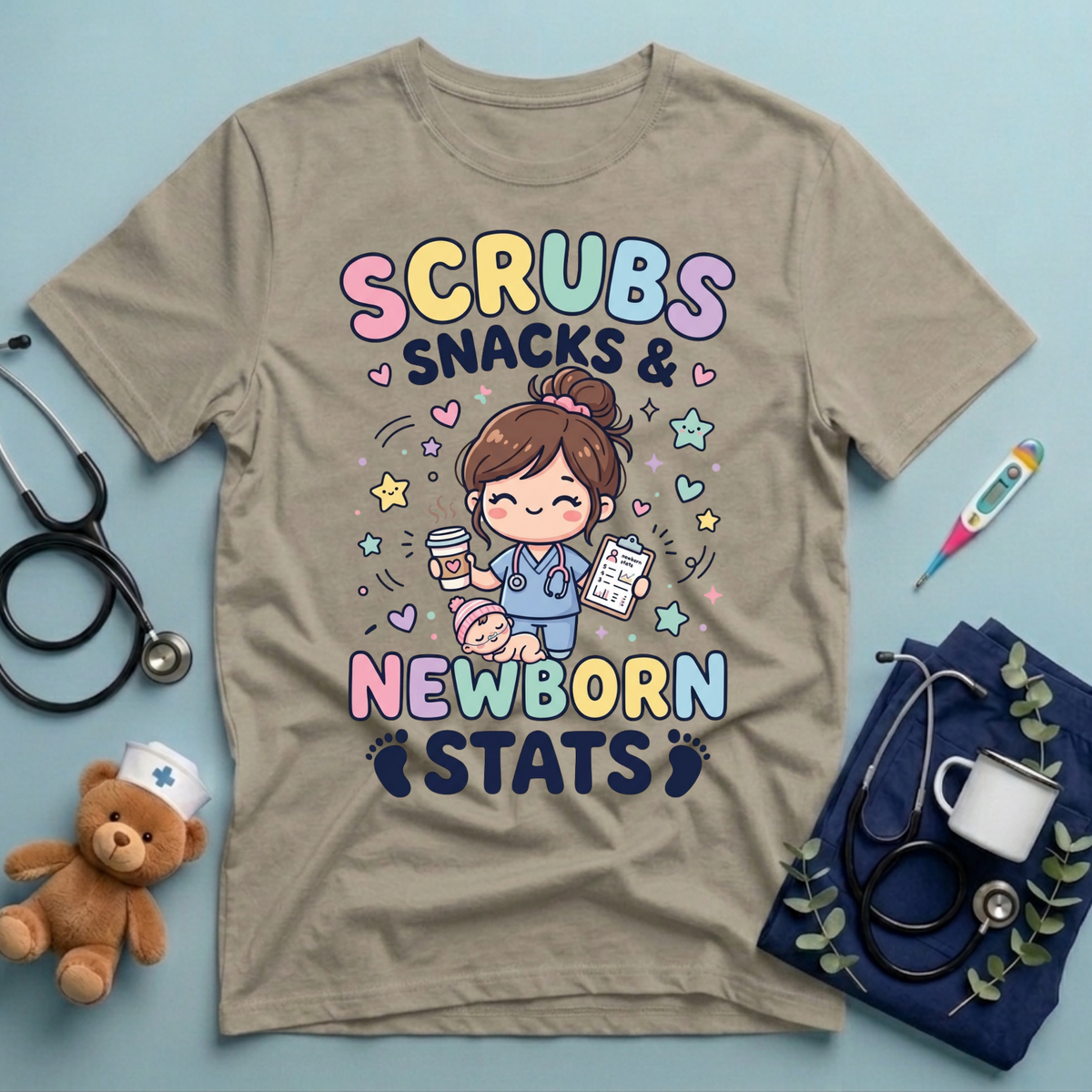 Newborn Stats NICU T-Shirt