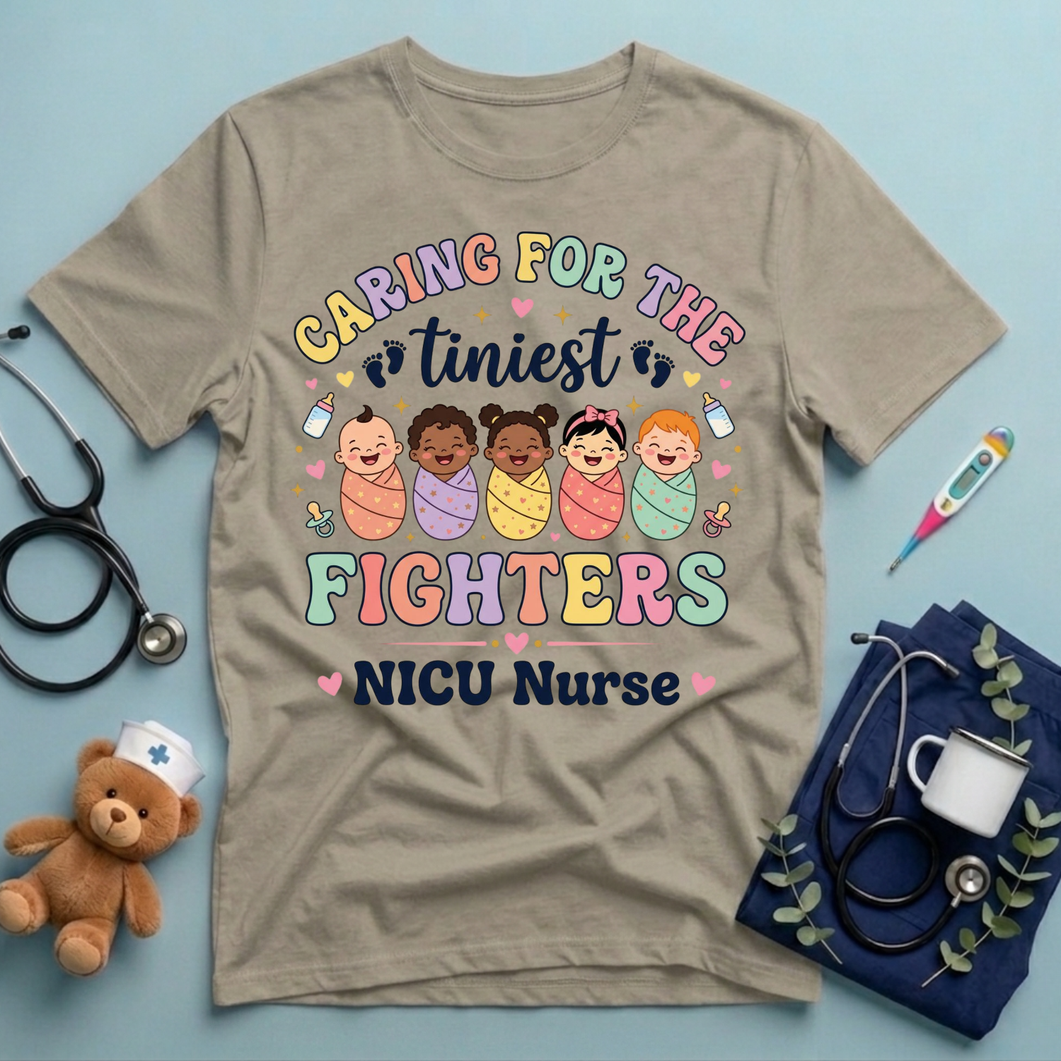 Caring for the tiniest fighters T-Shirt