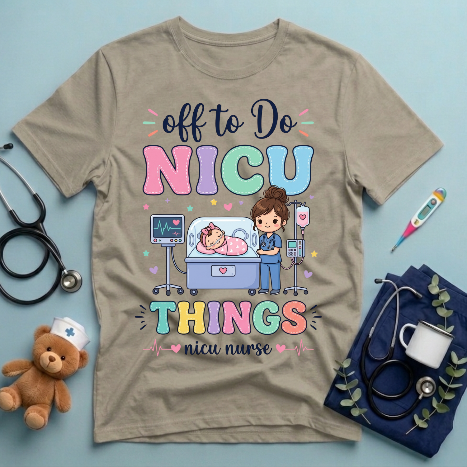 off to Do NICU THINGS T-Shirt