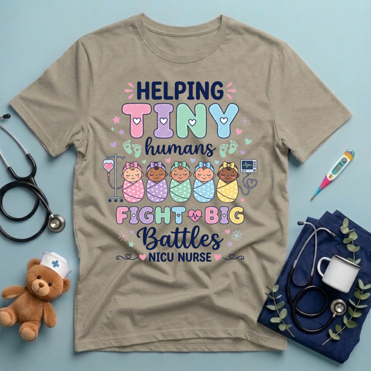 Helping Tiny Humans Fight T-Shirt