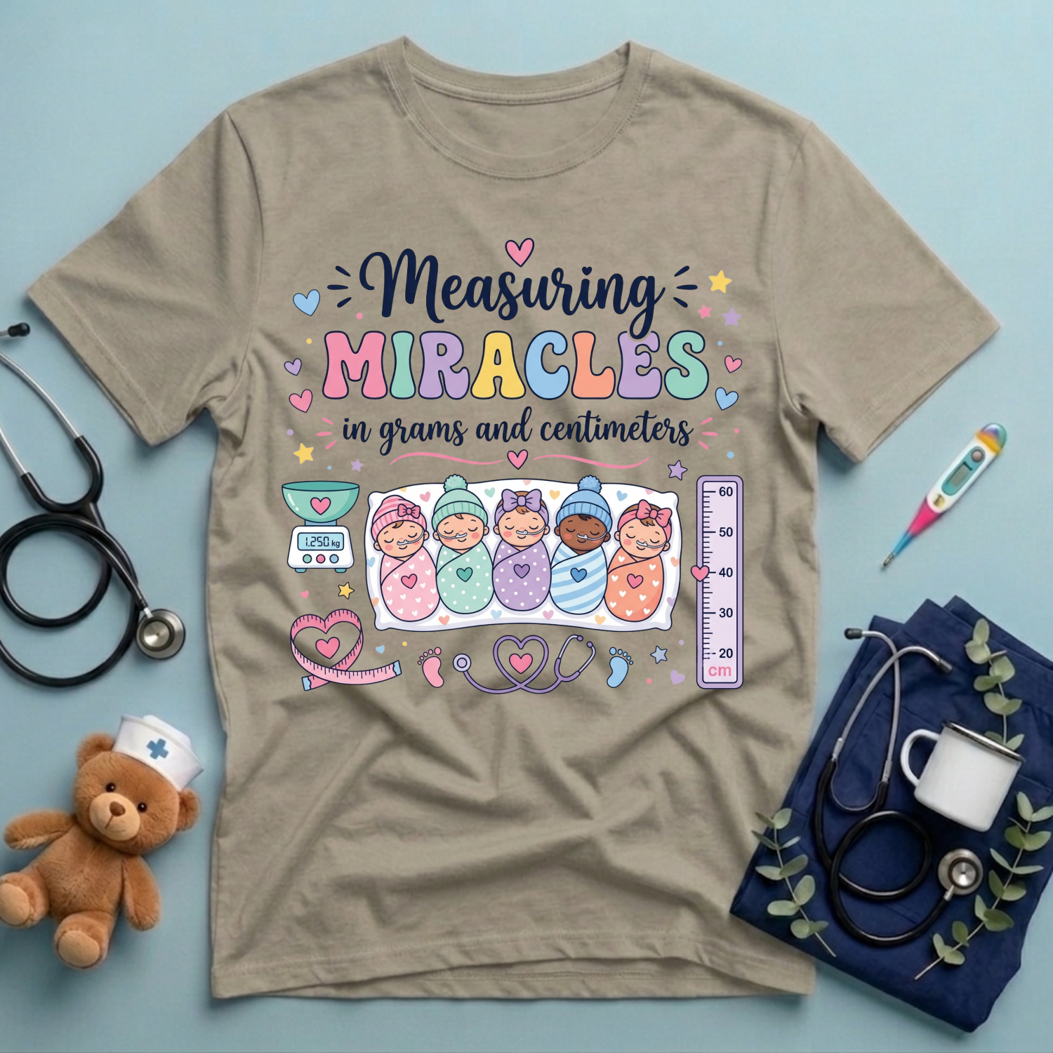 Measuring miracles in grams T-Shirt