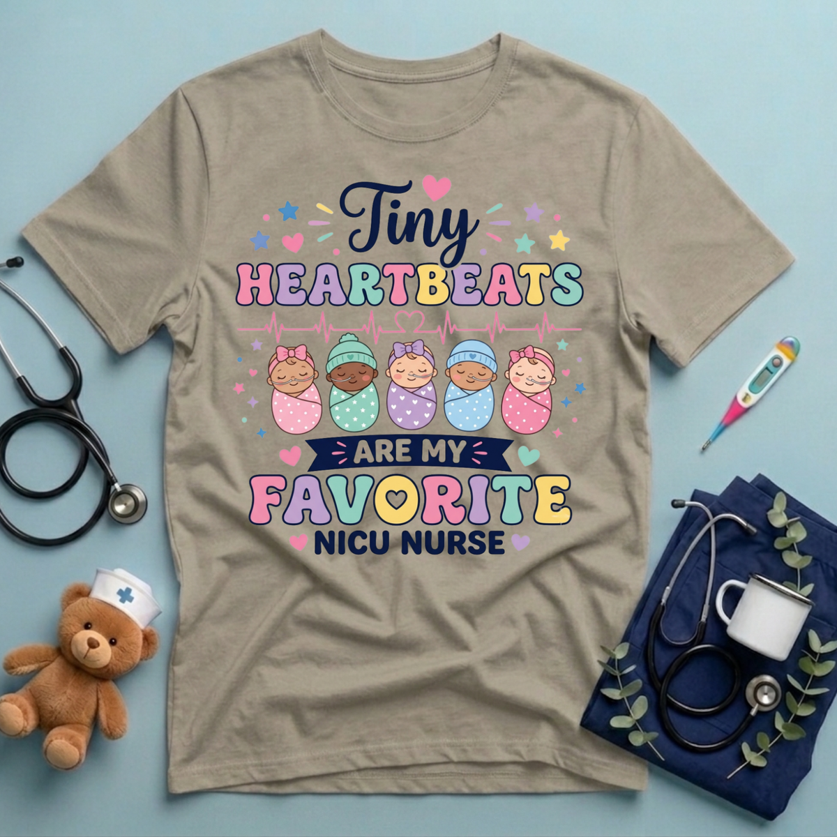 Tiny Heartbeats Are My Favorite T-Shirt