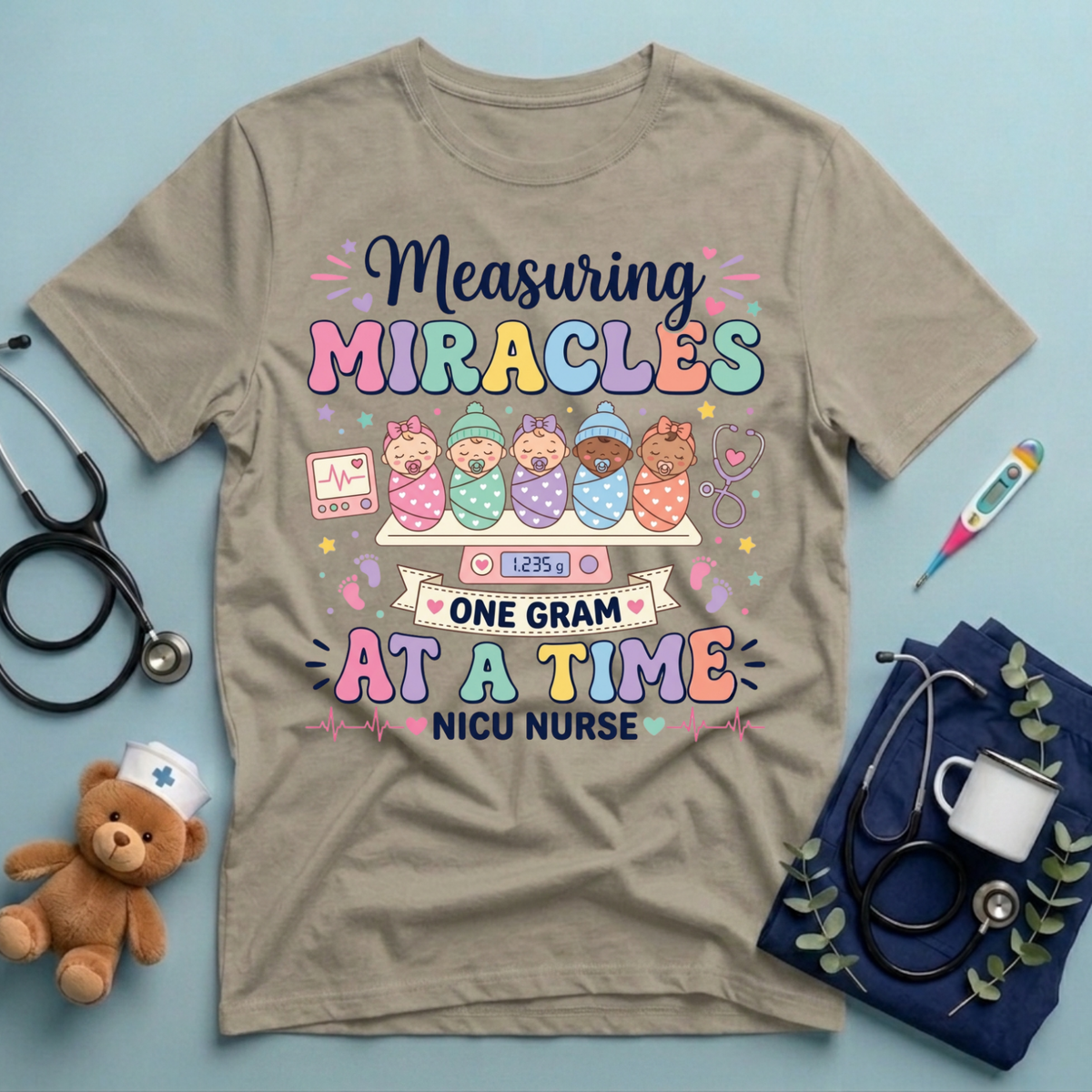 Measuring Miracles One Gram T-Shirt