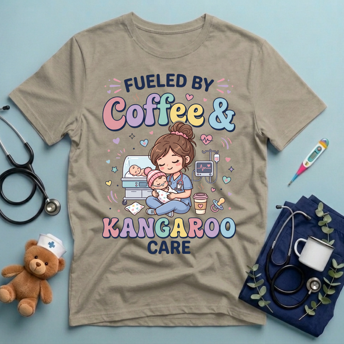 Coffee & Kangaroo Care T-Shirt