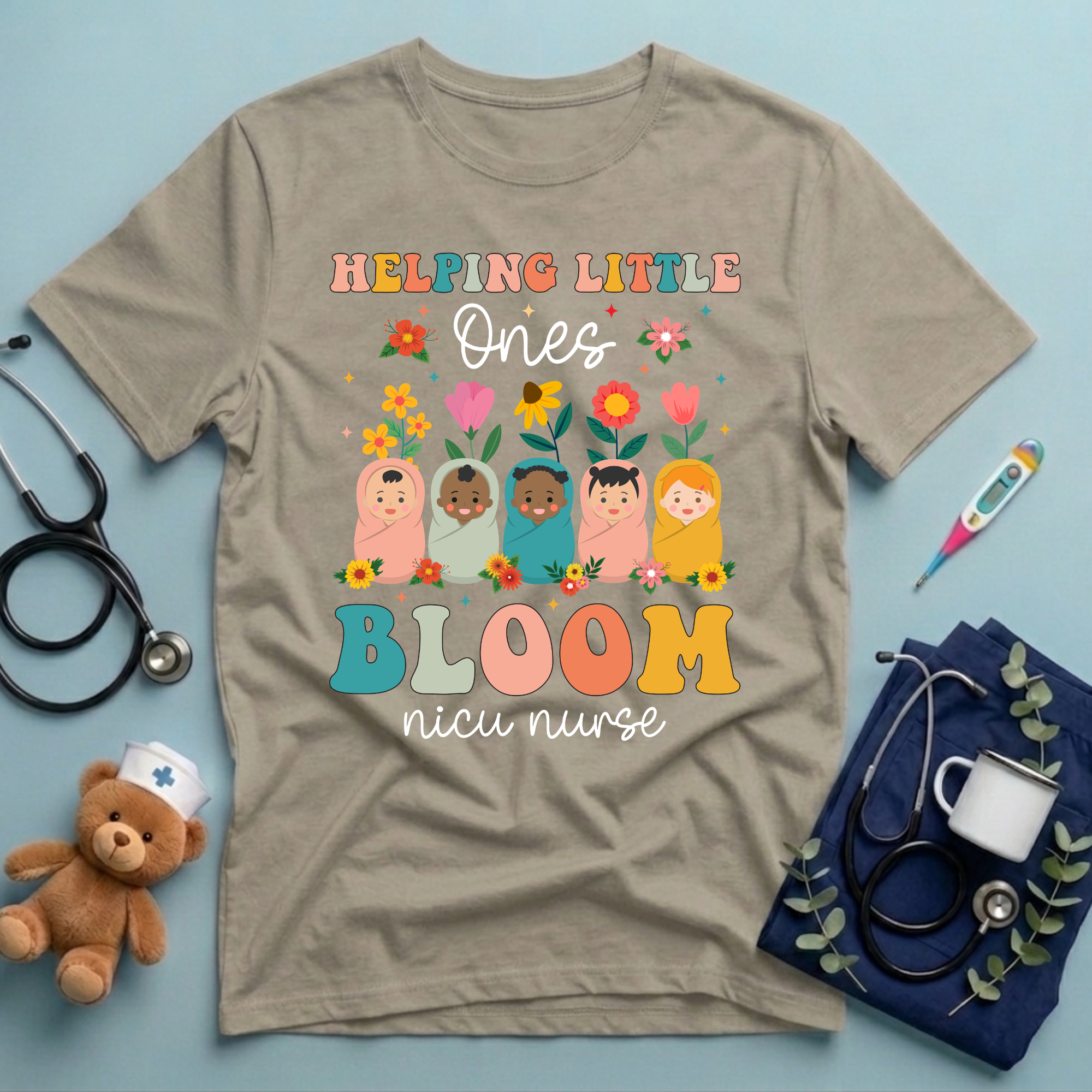 Helping Little Ones Bloom NICU T-shirt