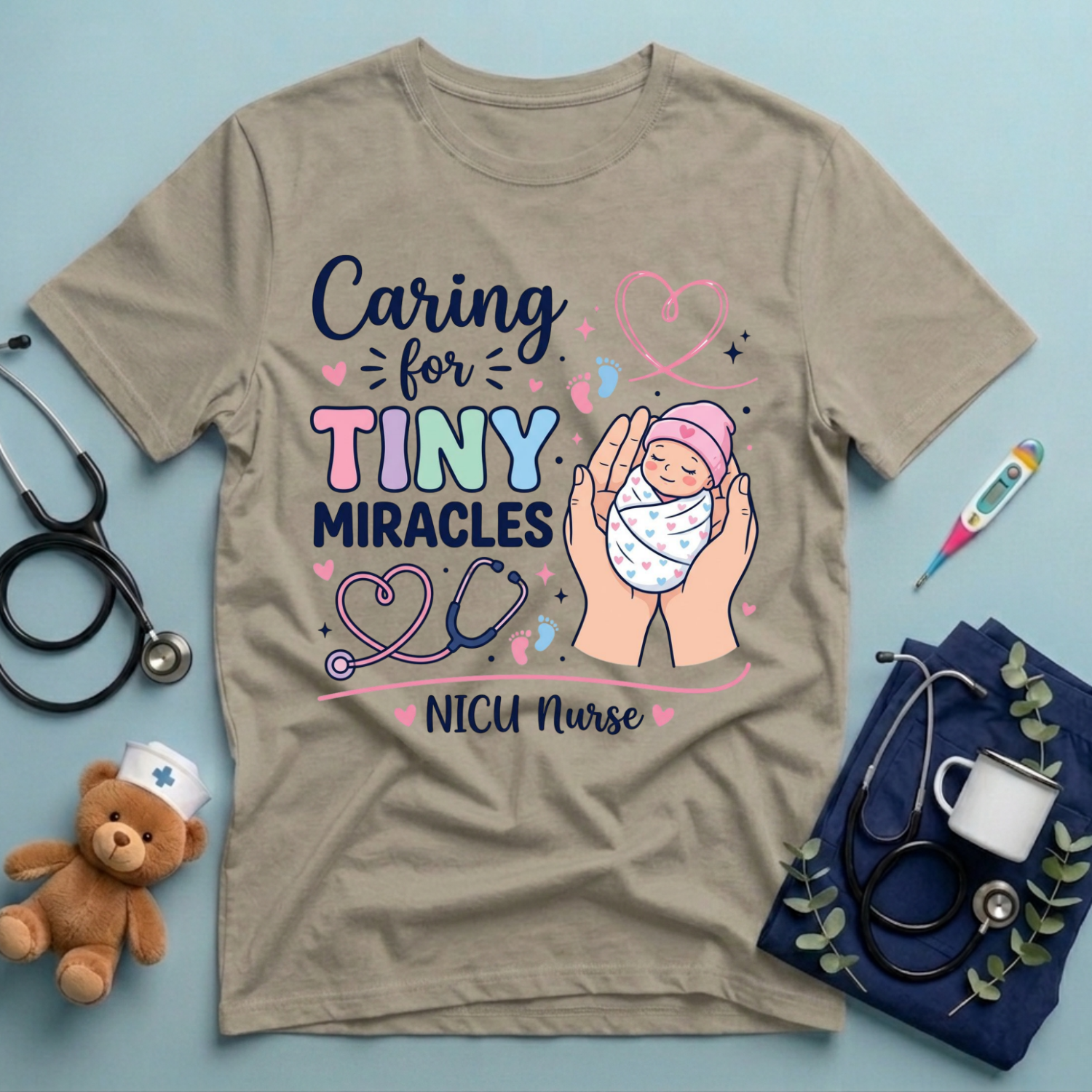 Caring for Tiny Miracles T-Shirt