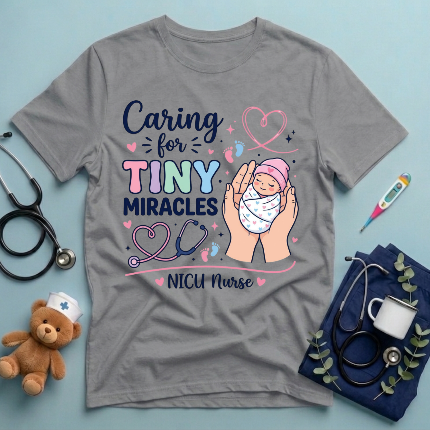 Caring for Tiny Miracles T-Shirt