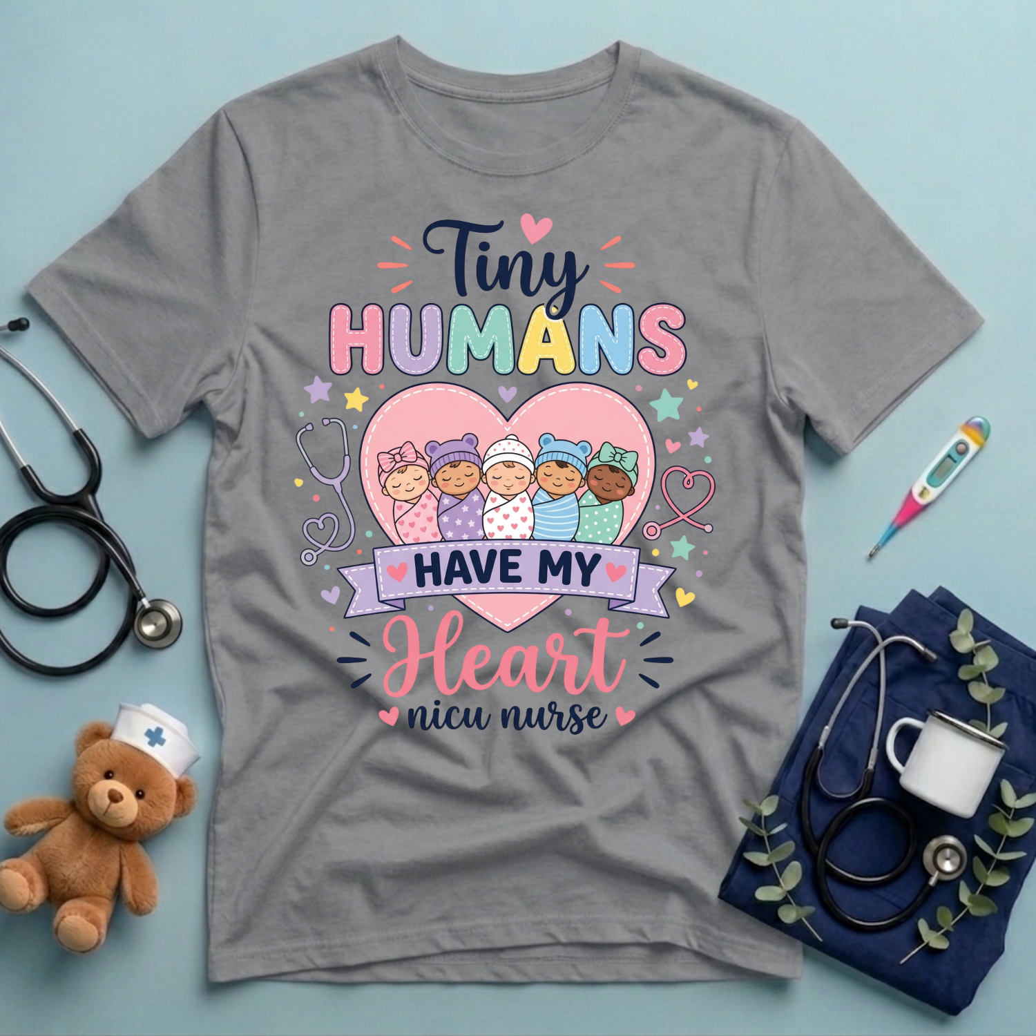 Tiny Humans Have My Heart T-Shirt