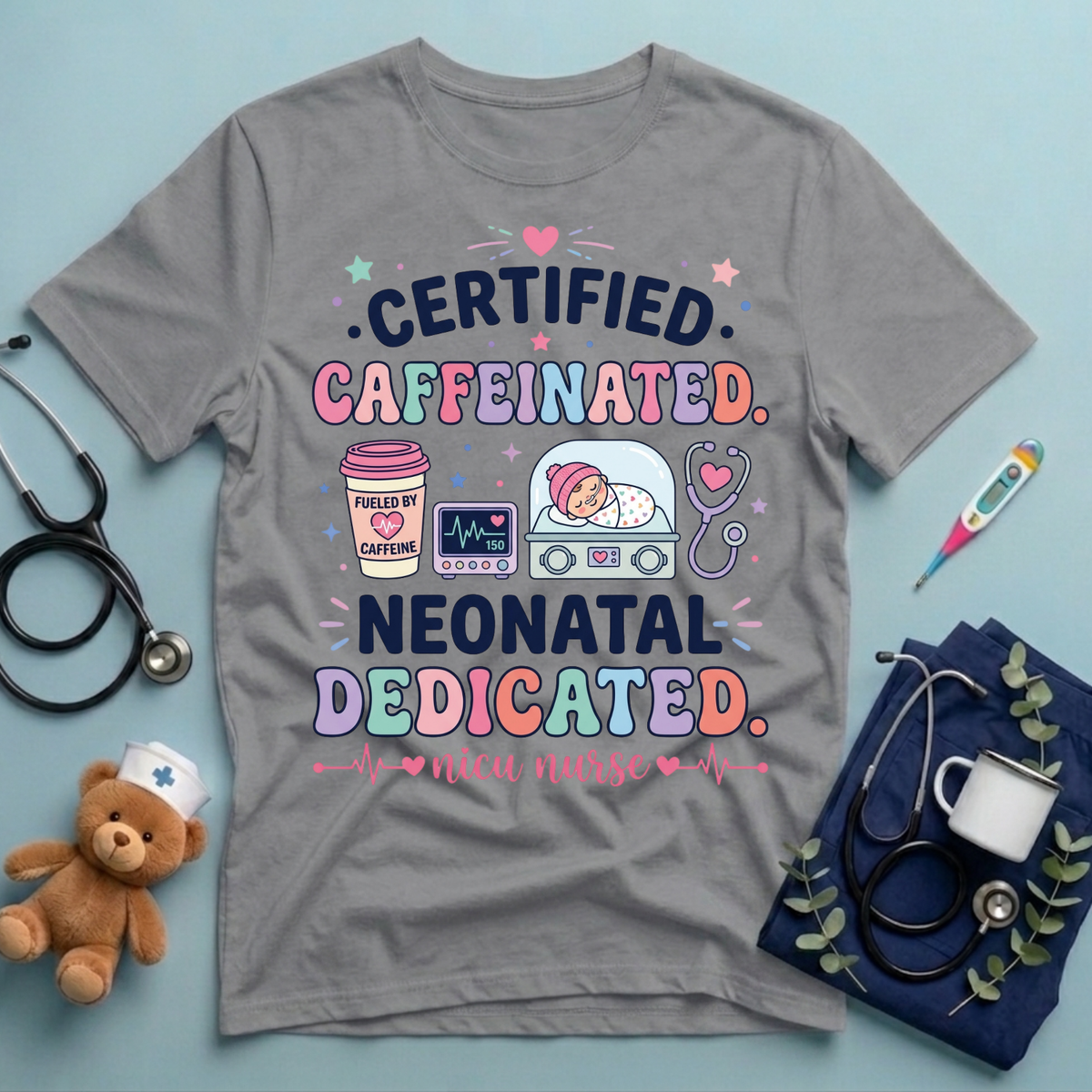 Coffee NICU Nurse T-Shirt