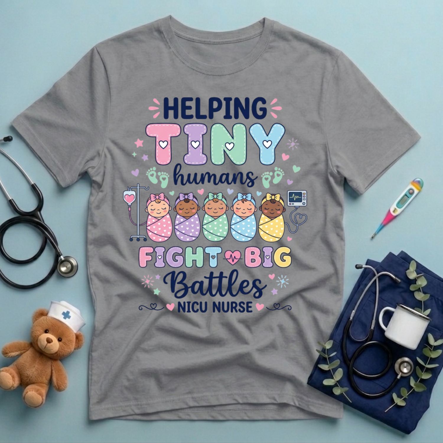 Helping Tiny Humans Fight T-Shirt