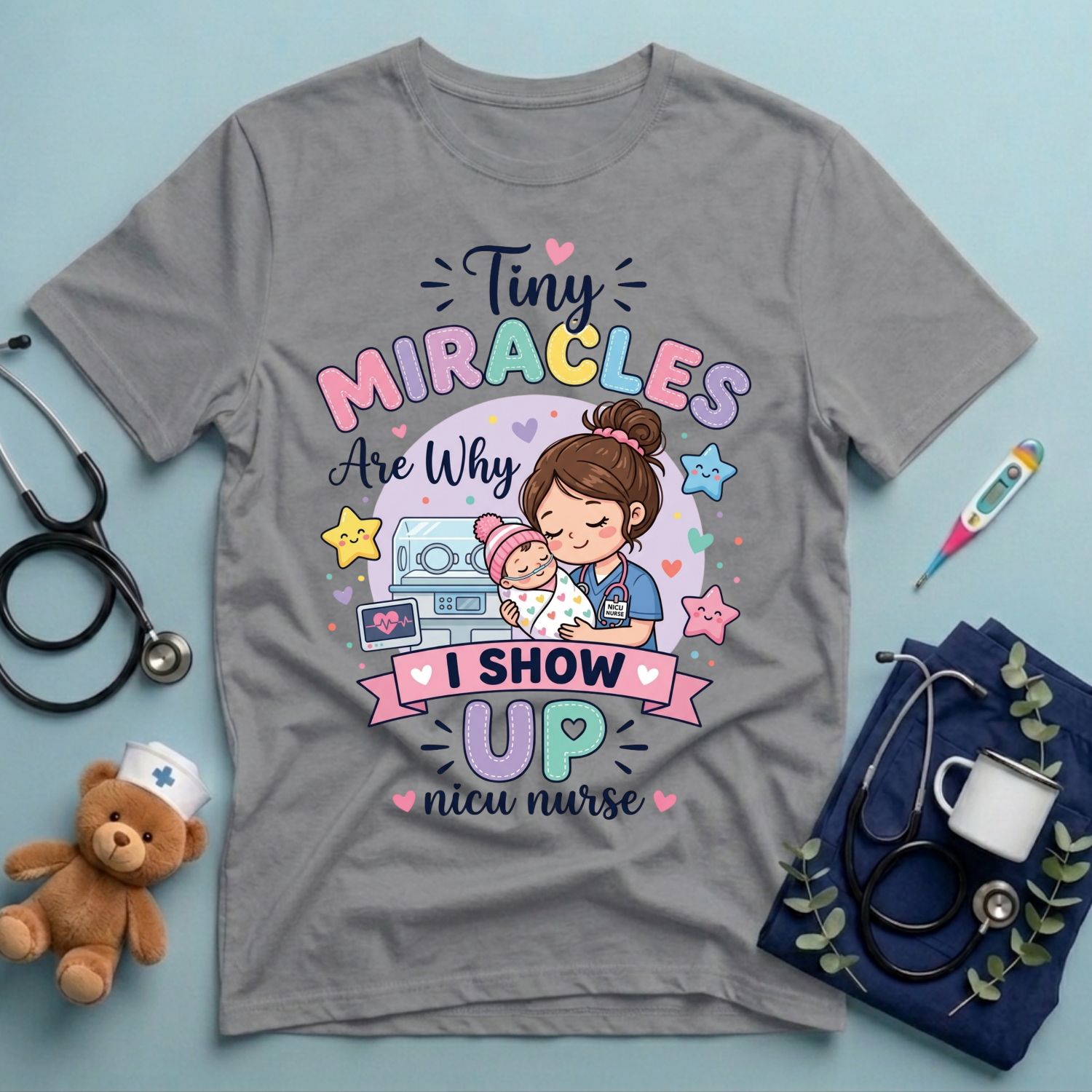 Tiny Miracles Are Why I Show Up T-Shirt