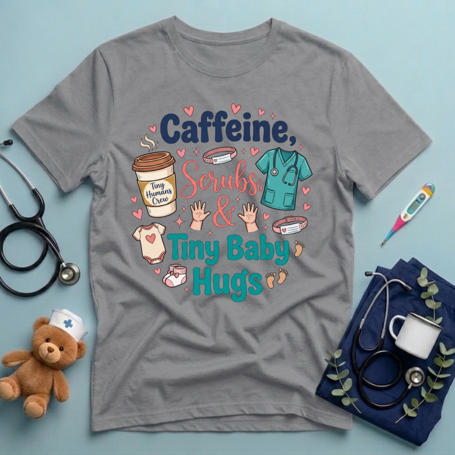 Coffee & Baby Hugs  T-Shirt