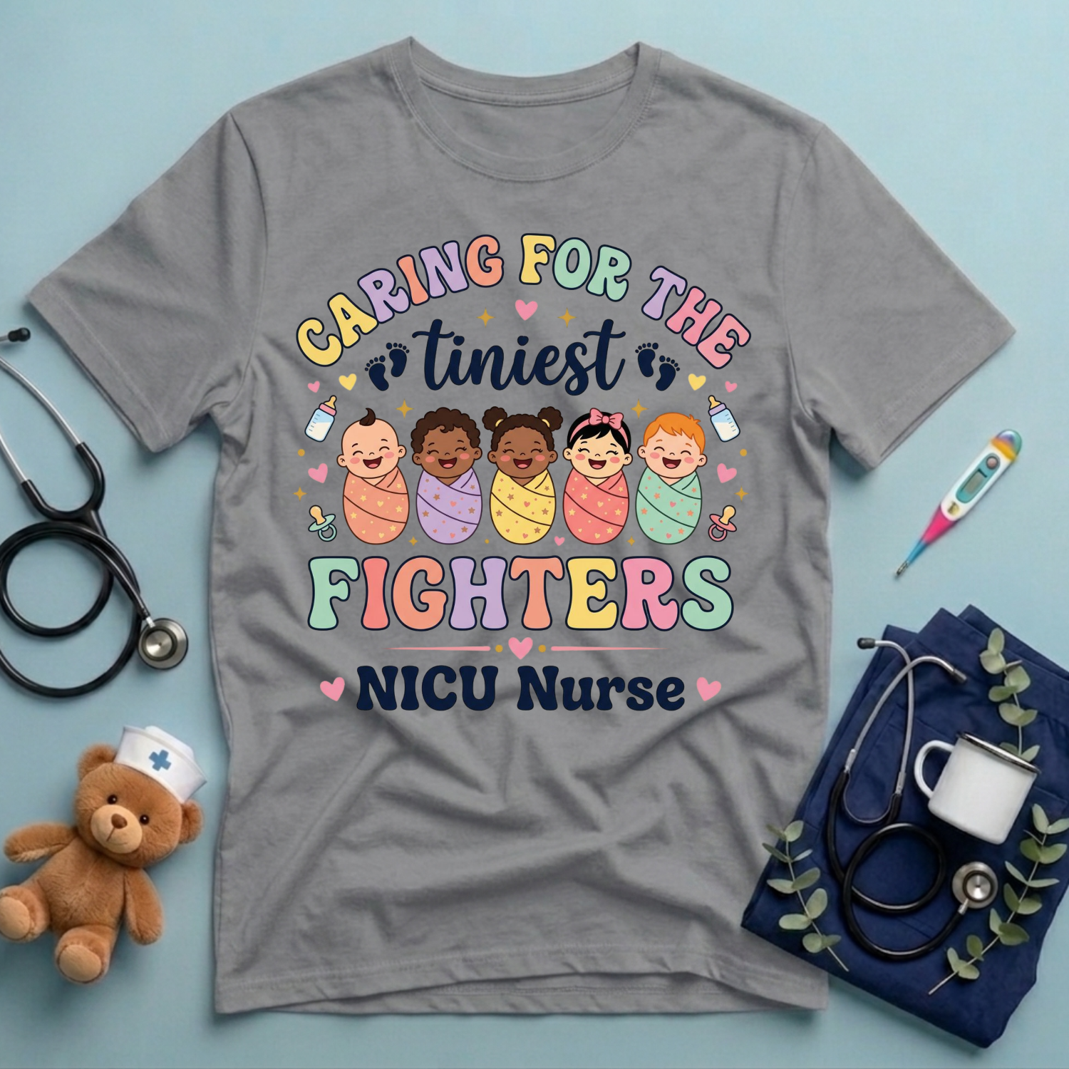 Caring for the tiniest fighters T-Shirt
