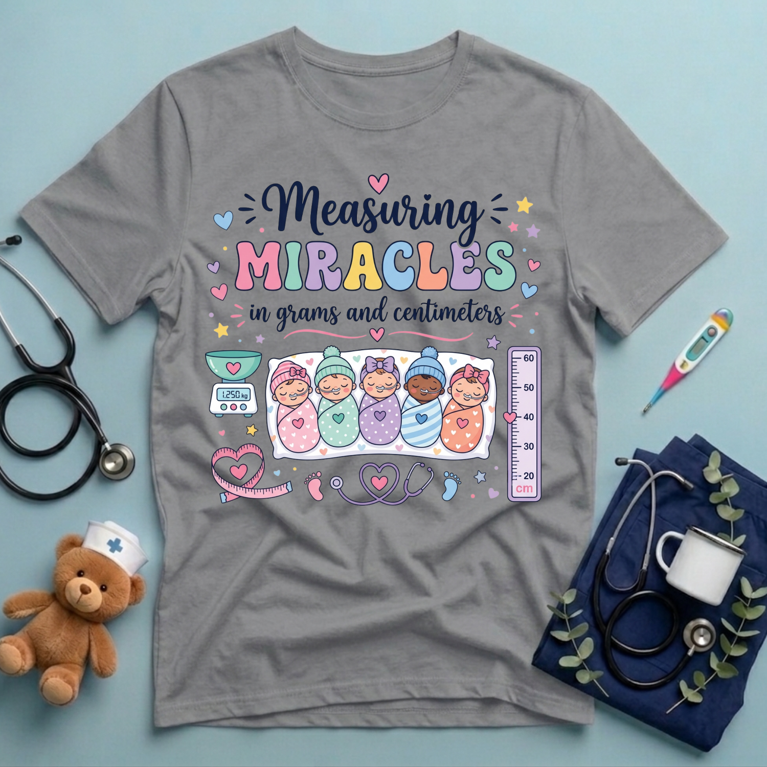 Measuring miracles in grams T-Shirt