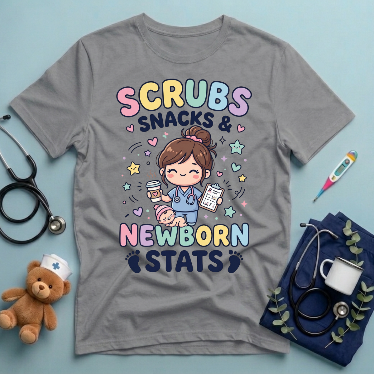 Newborn Stats NICU T-Shirt