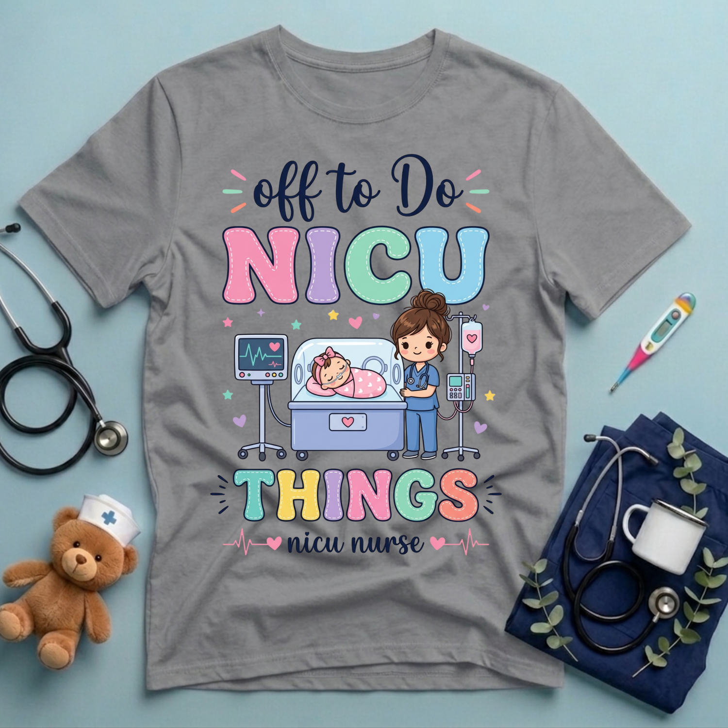 off to Do NICU THINGS T-Shirt