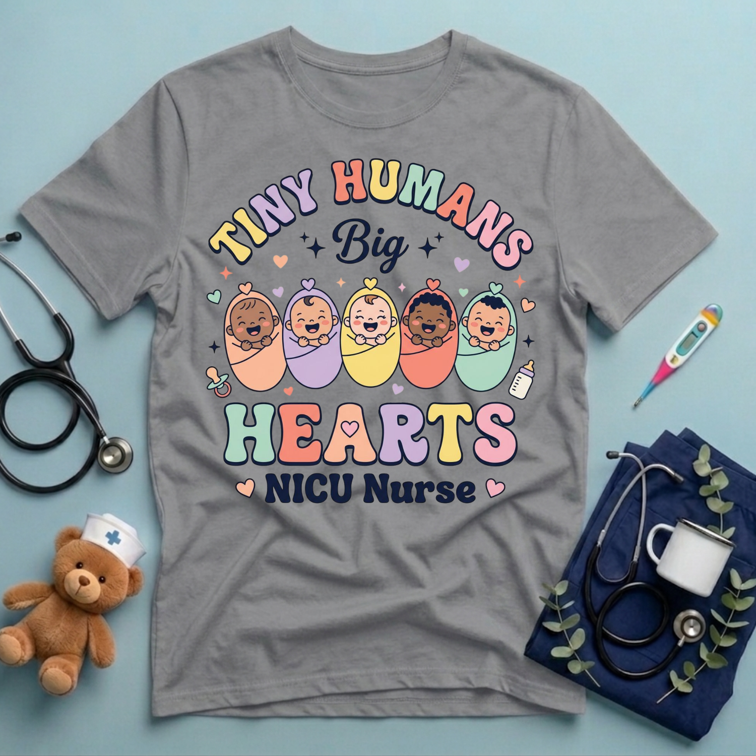 Tiny humans big hearts T-Shirt