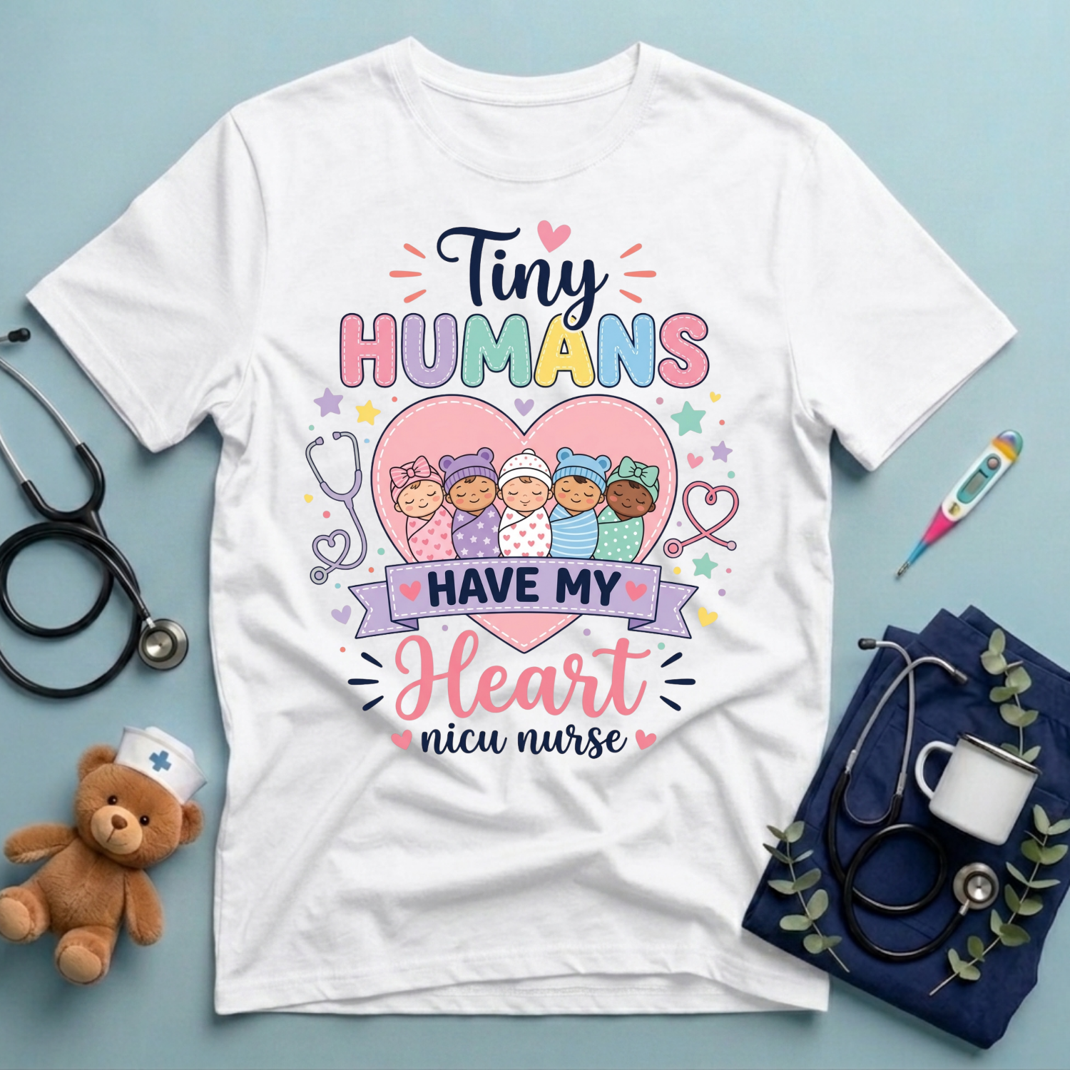 Tiny Humans Have My Heart T-Shirt
